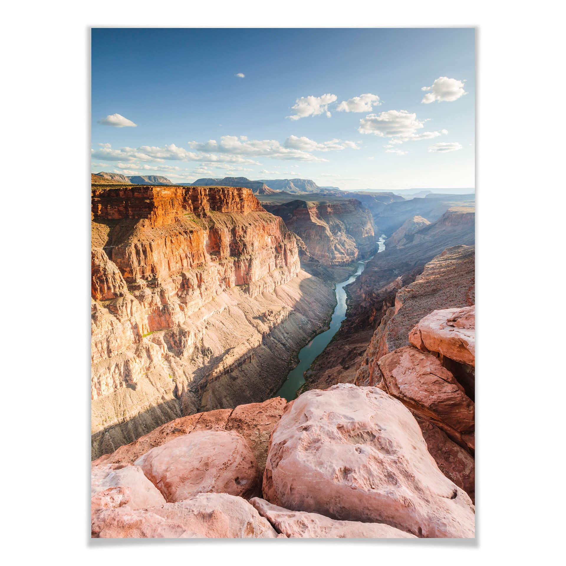 Póster Colombo - Río Colorado en el Gran Cañón
