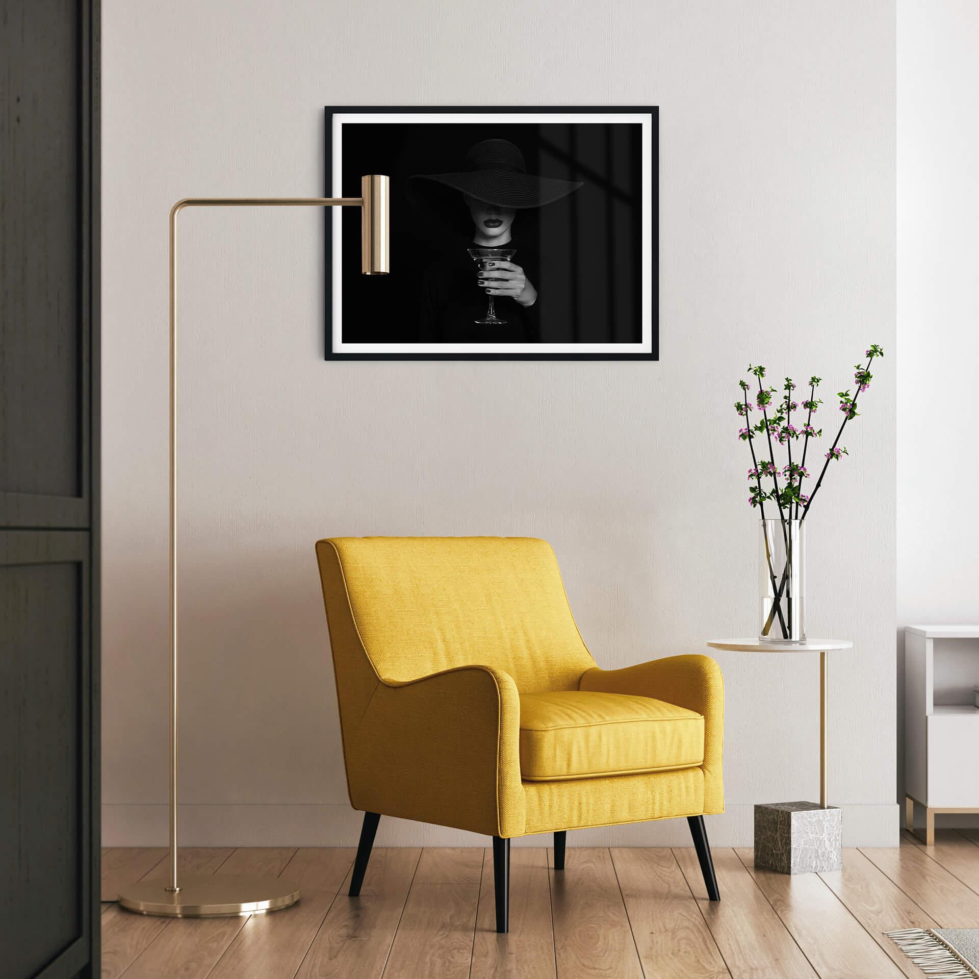 Plakat Refat - Kieliszek do martini