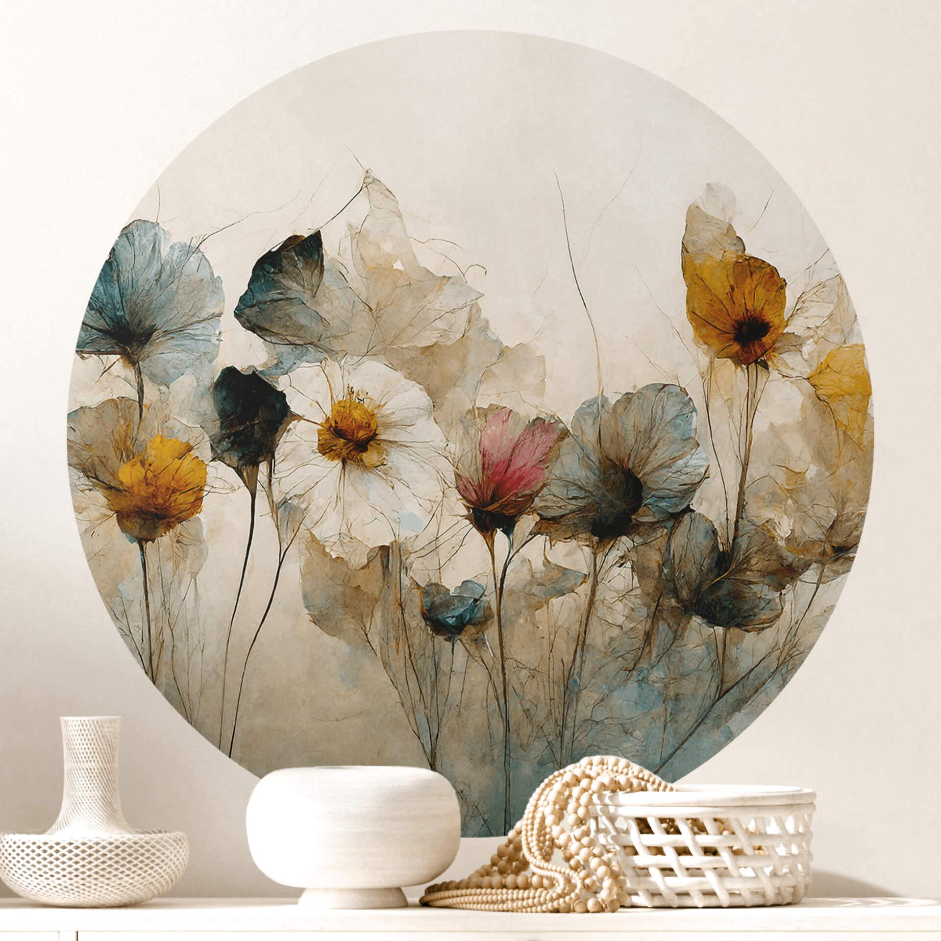 Wall Sticker Treechild - Bouquet of Dried Flowers