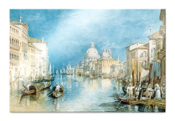 Akrylbillede Turner - Venedig, Canal Grande