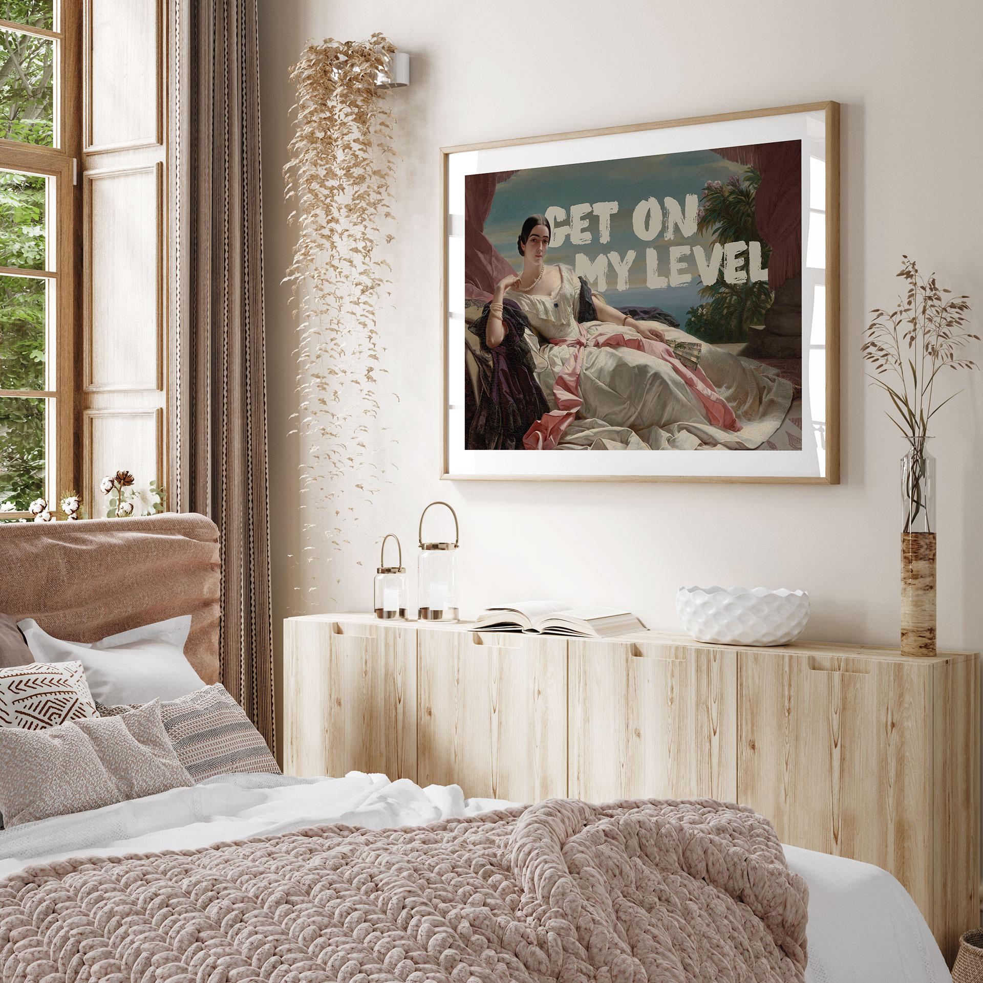 Plakat Get on my level - Inspireret af Winterhalter - Portræt af Leonilla