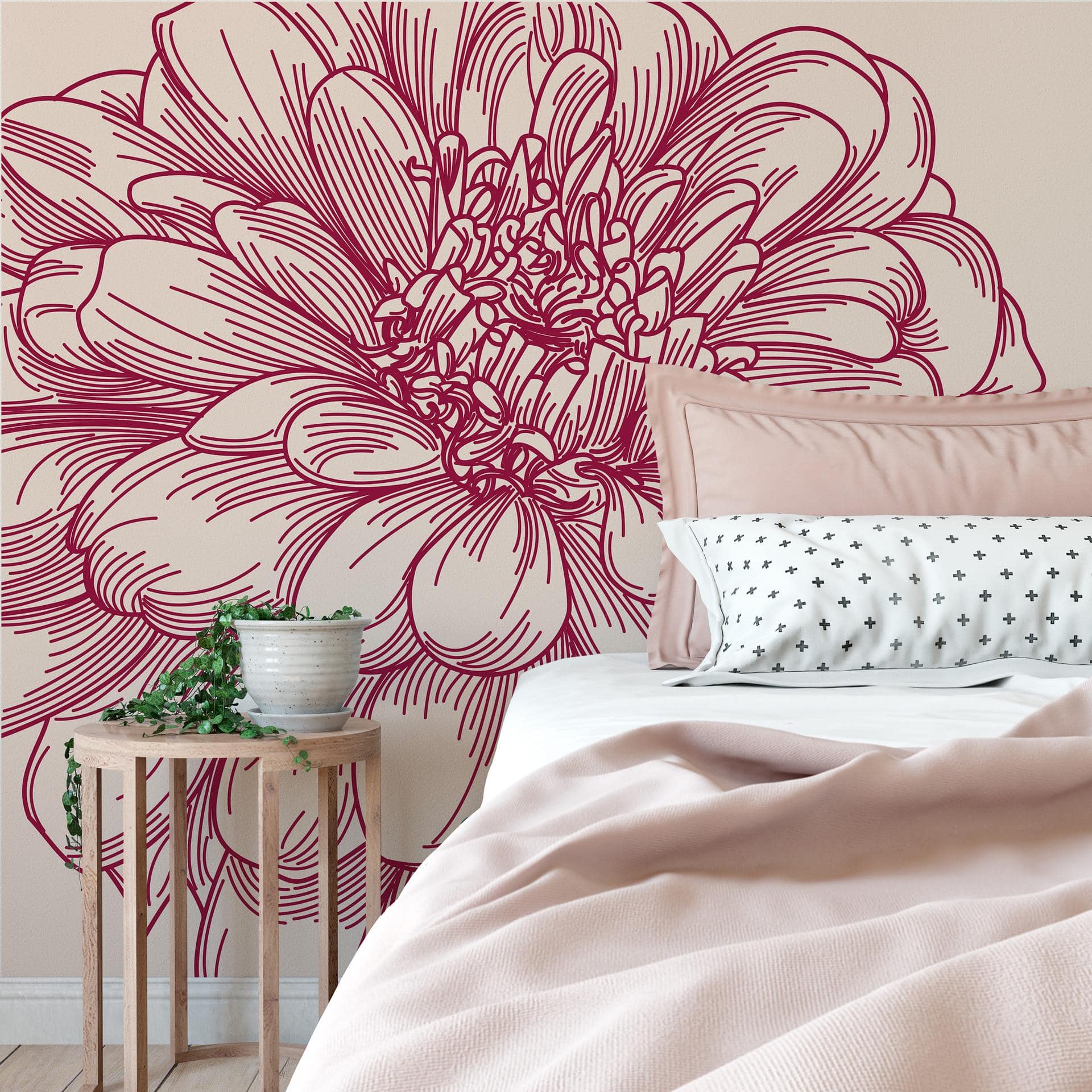 Fototapet - Blomsterillustration