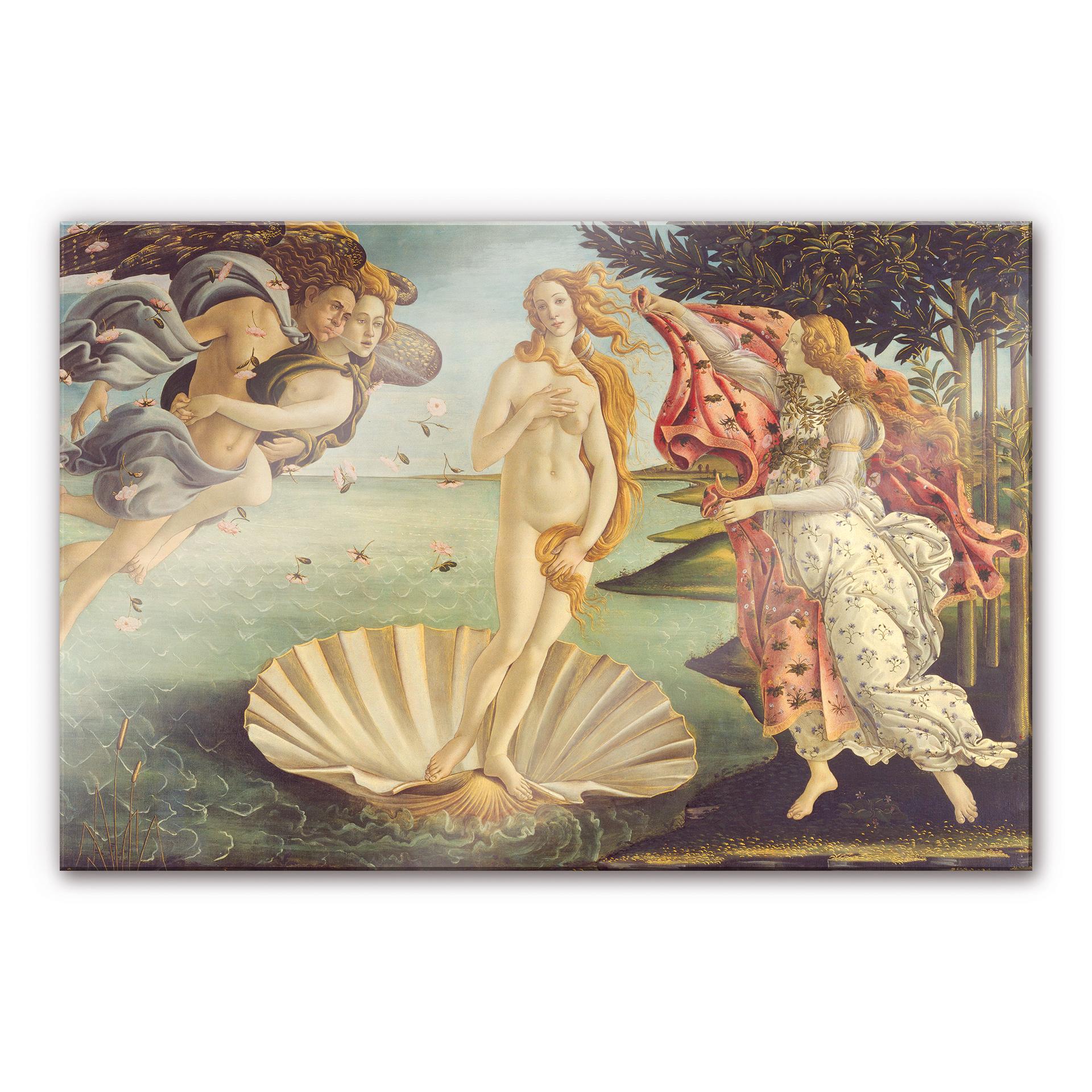 Akrylbillede Botticelli - Venus fødsel