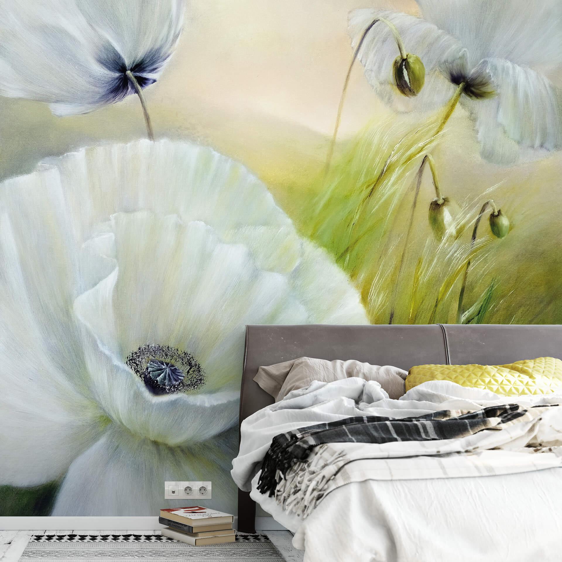 Papier peint photo Schmucker - Pavot blanc