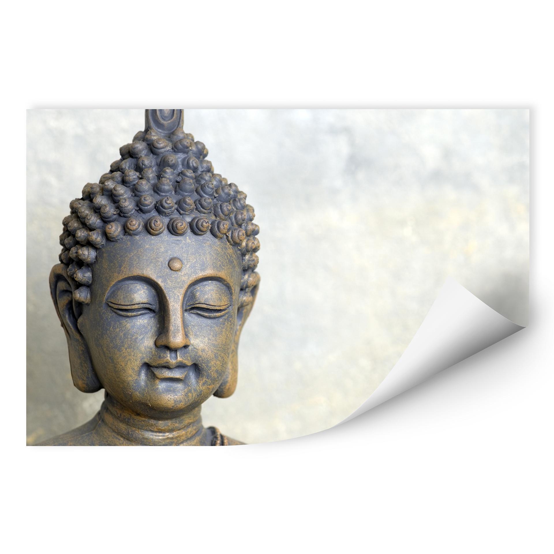 Muurprints Boeddha Gezicht