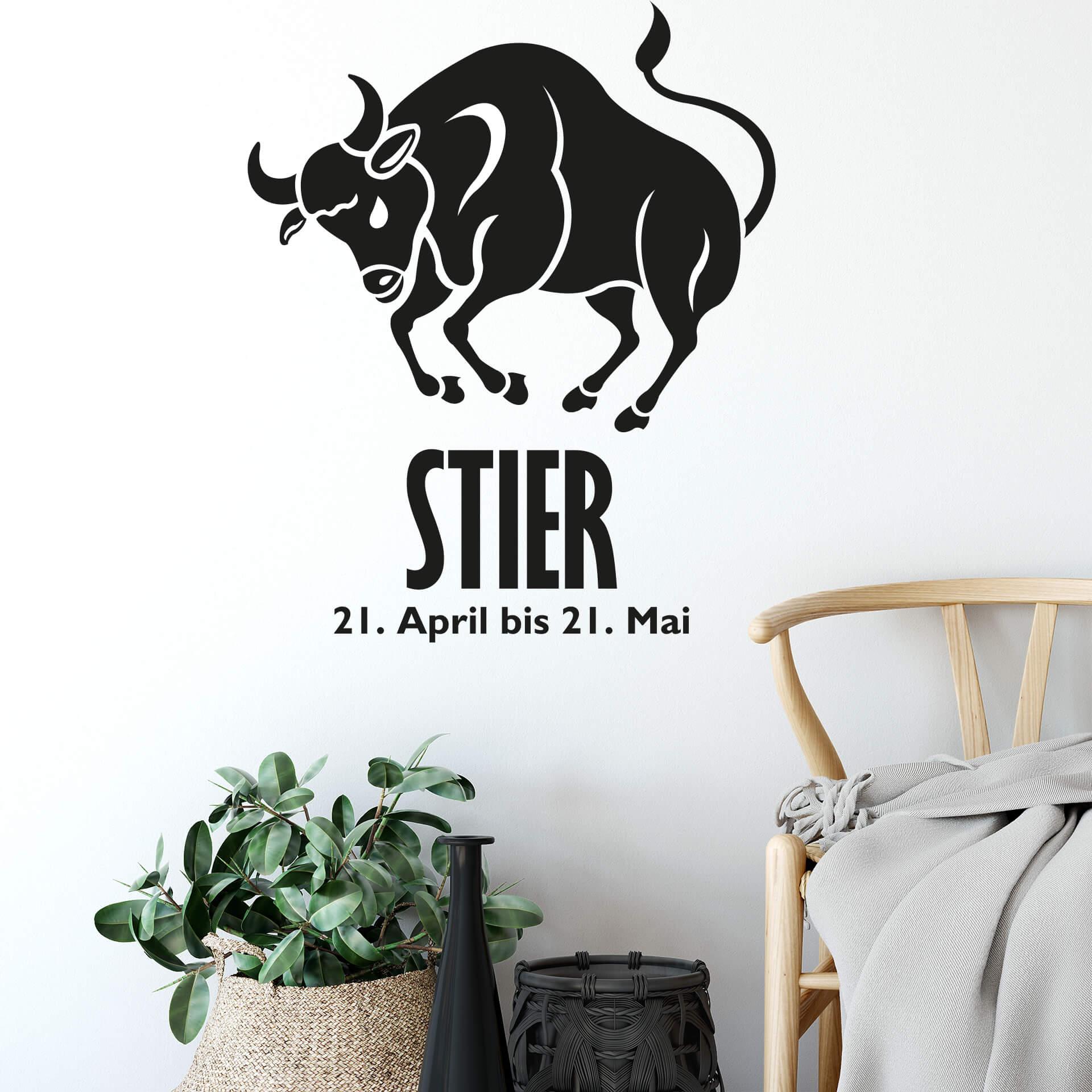 Stjernetegn - Tyr - wallsticker