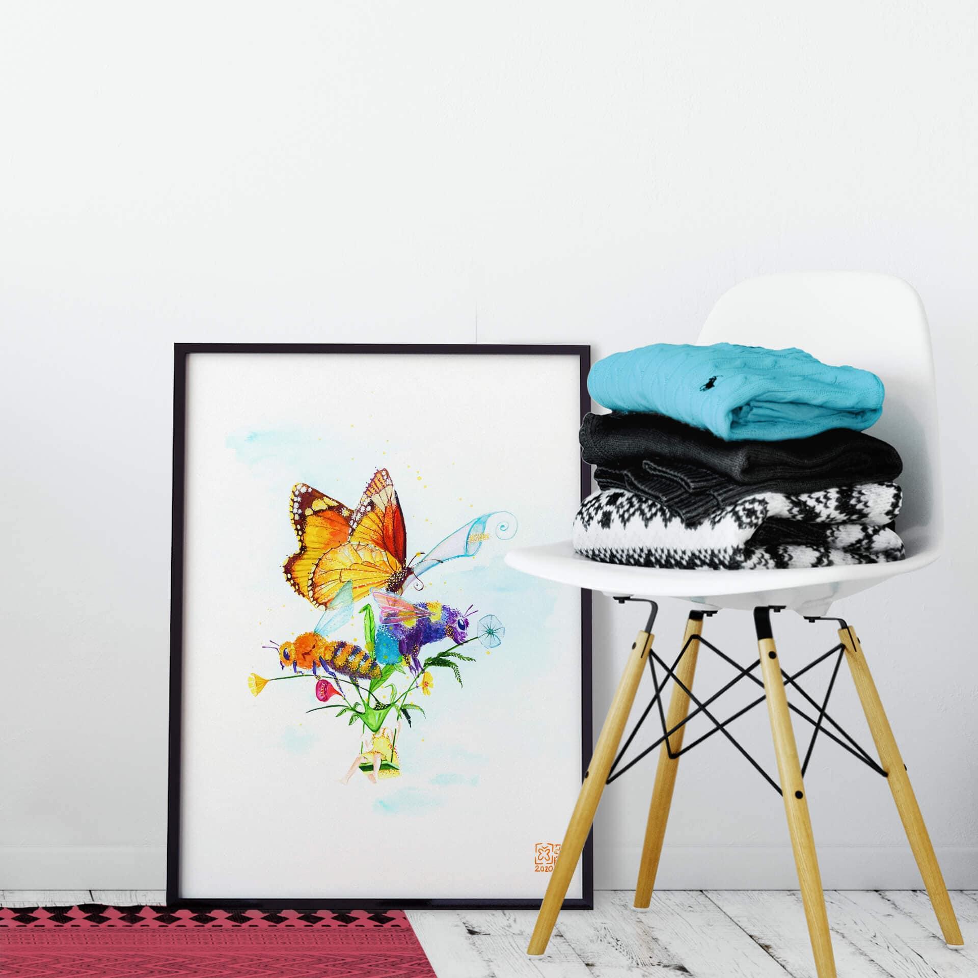 Plakat - Buttafly - Pollenbærere