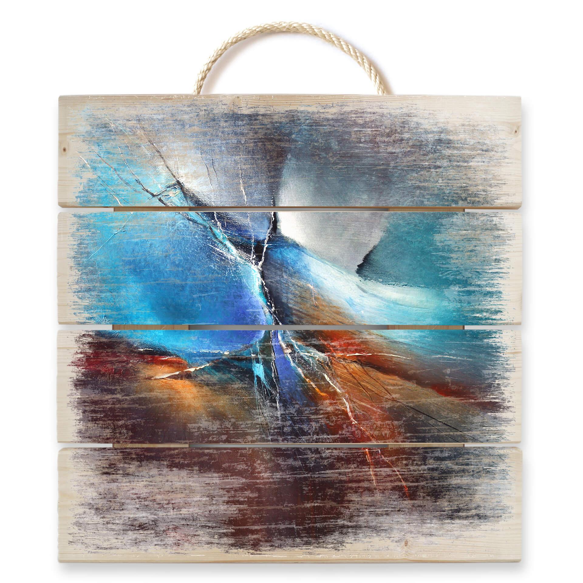 Obraz drewniany Schmucker - Wiosna w Eistobel - 40x41,5 cm