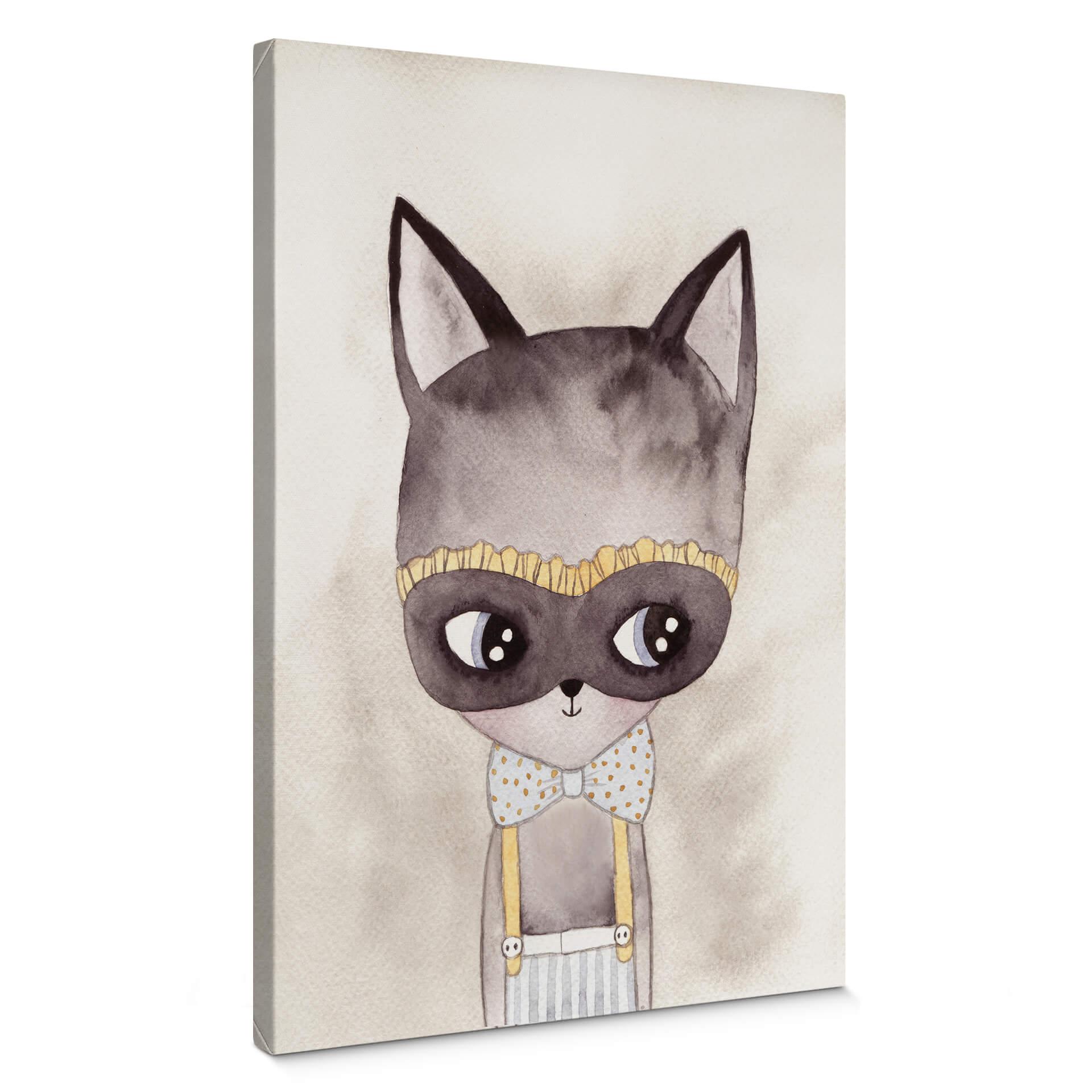Cuadro en lienzo Carnival Kitty