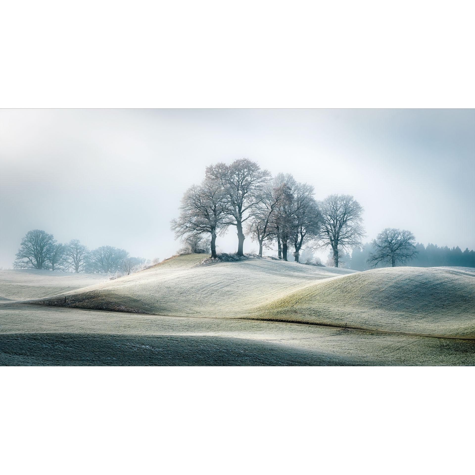 Behang met ijsachtig heuvellandschap | natuurlijk landschap voor woonkamer en slaapkamer - Eisenmann
