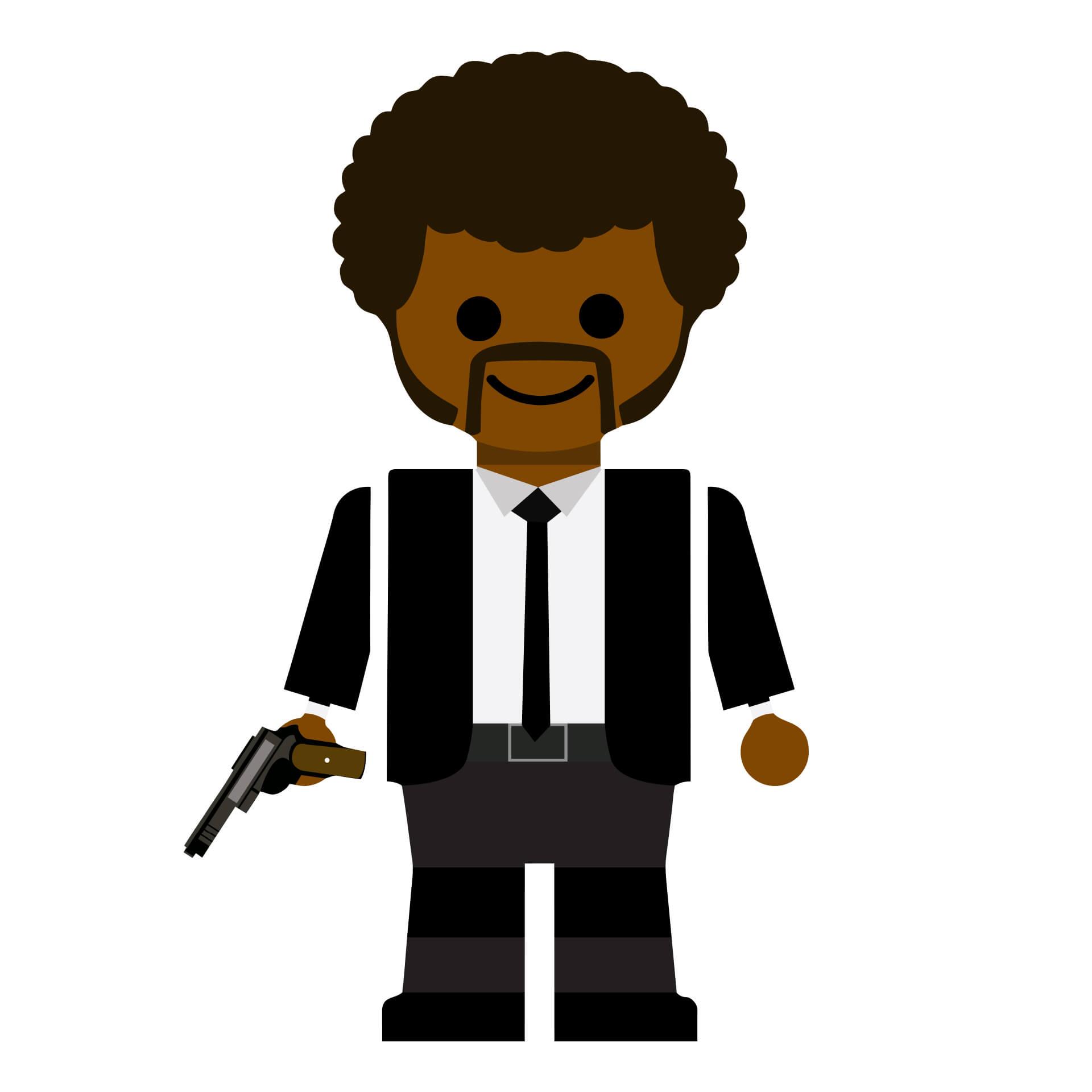 Wandtattoo Gomes - Pulp Fiction Spielzeug - Jules