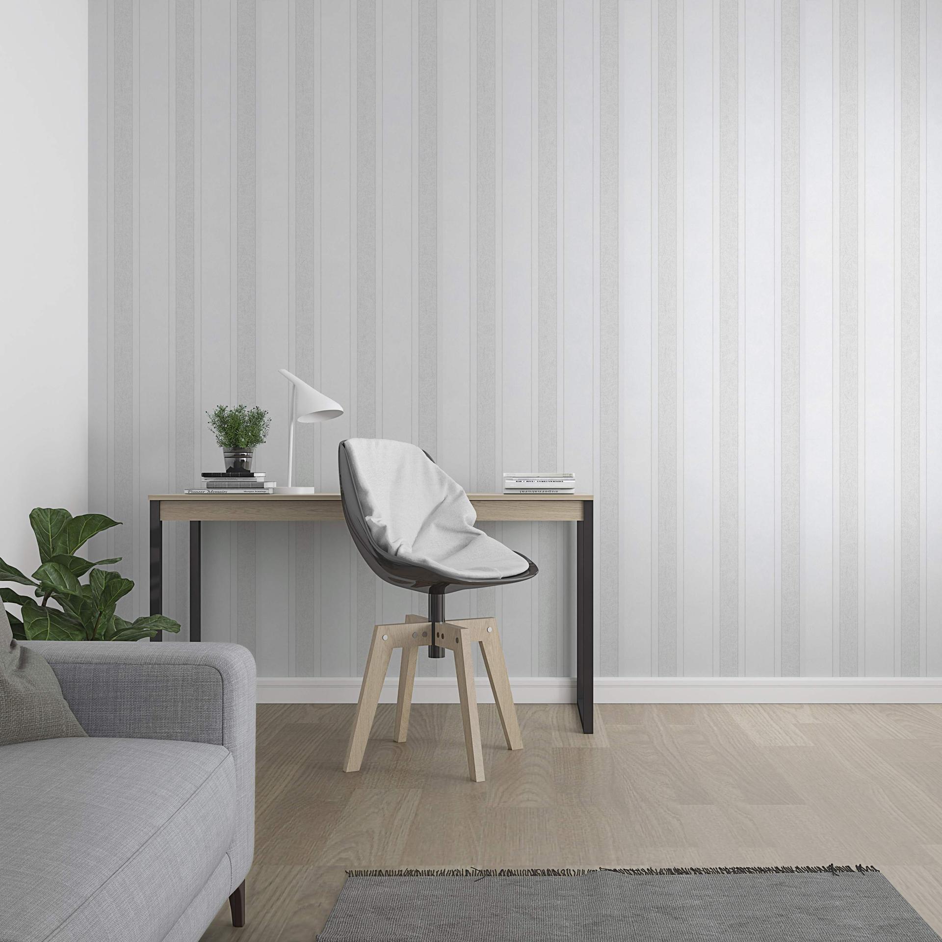 Tapet, non-woven Novamur Yvi hvid