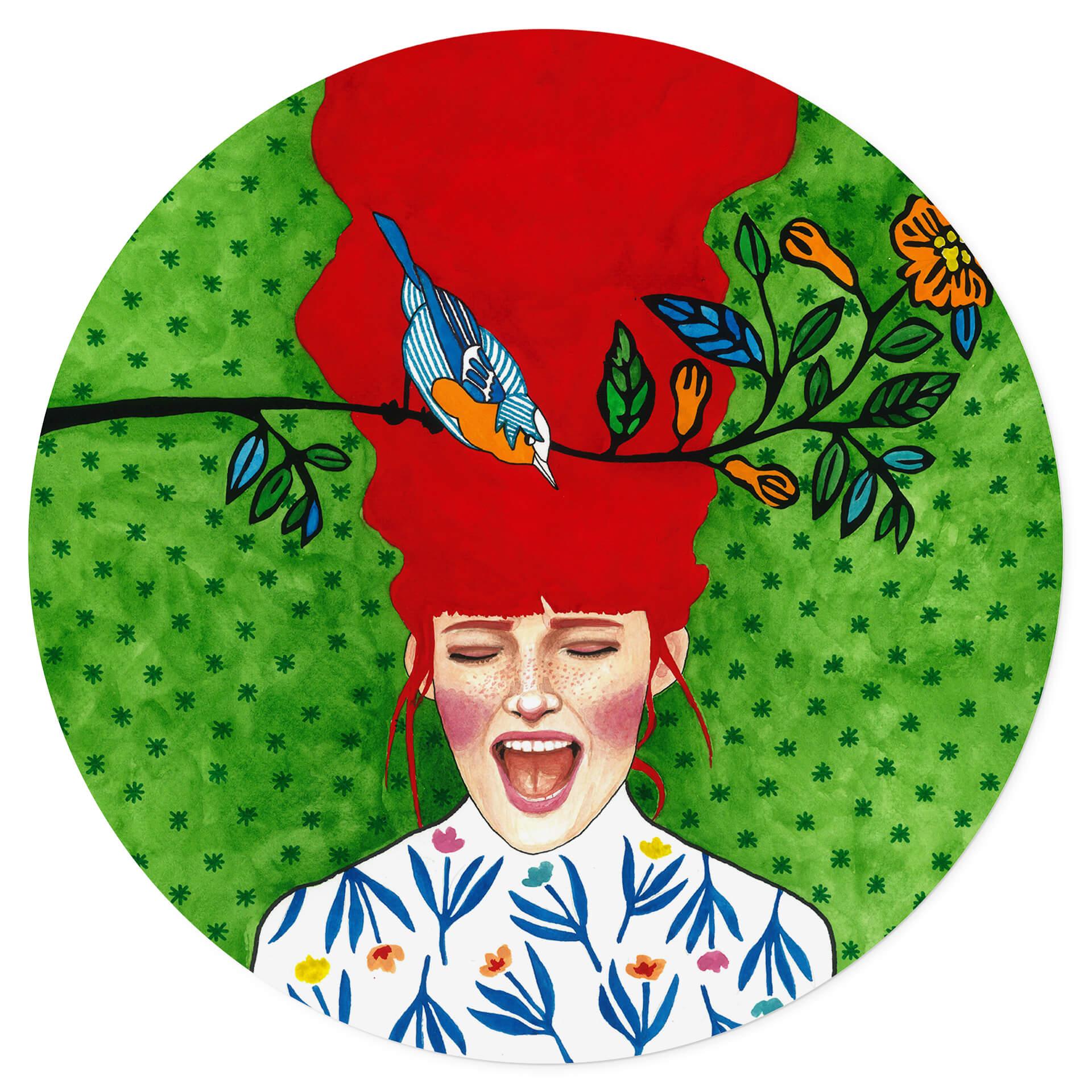 Muursticker Hülya - Spring Time
