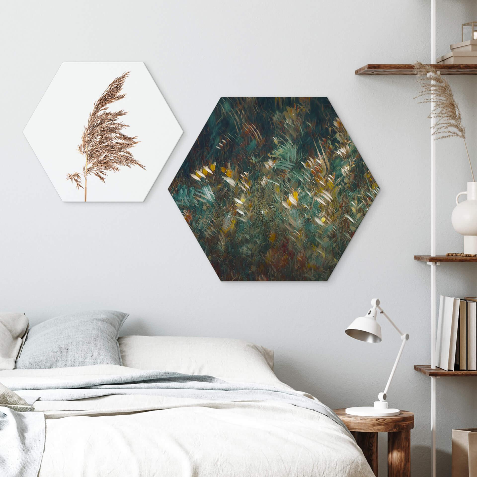 Hexagon Dibond Talen - Late Summer