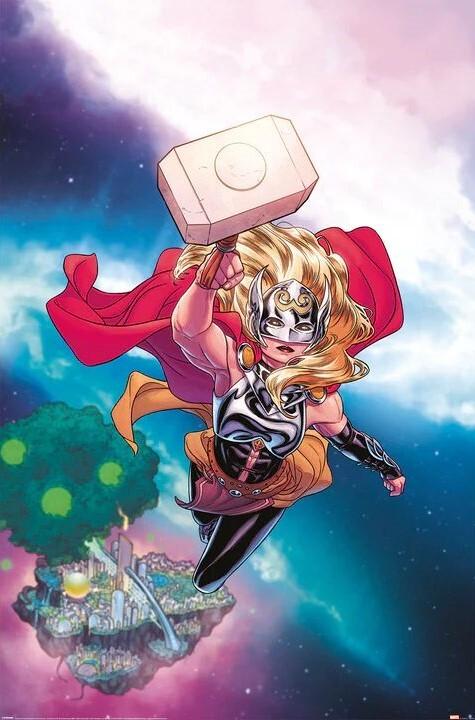 Poster, film poster Thor - Mighty female thor 61x91,5 cm