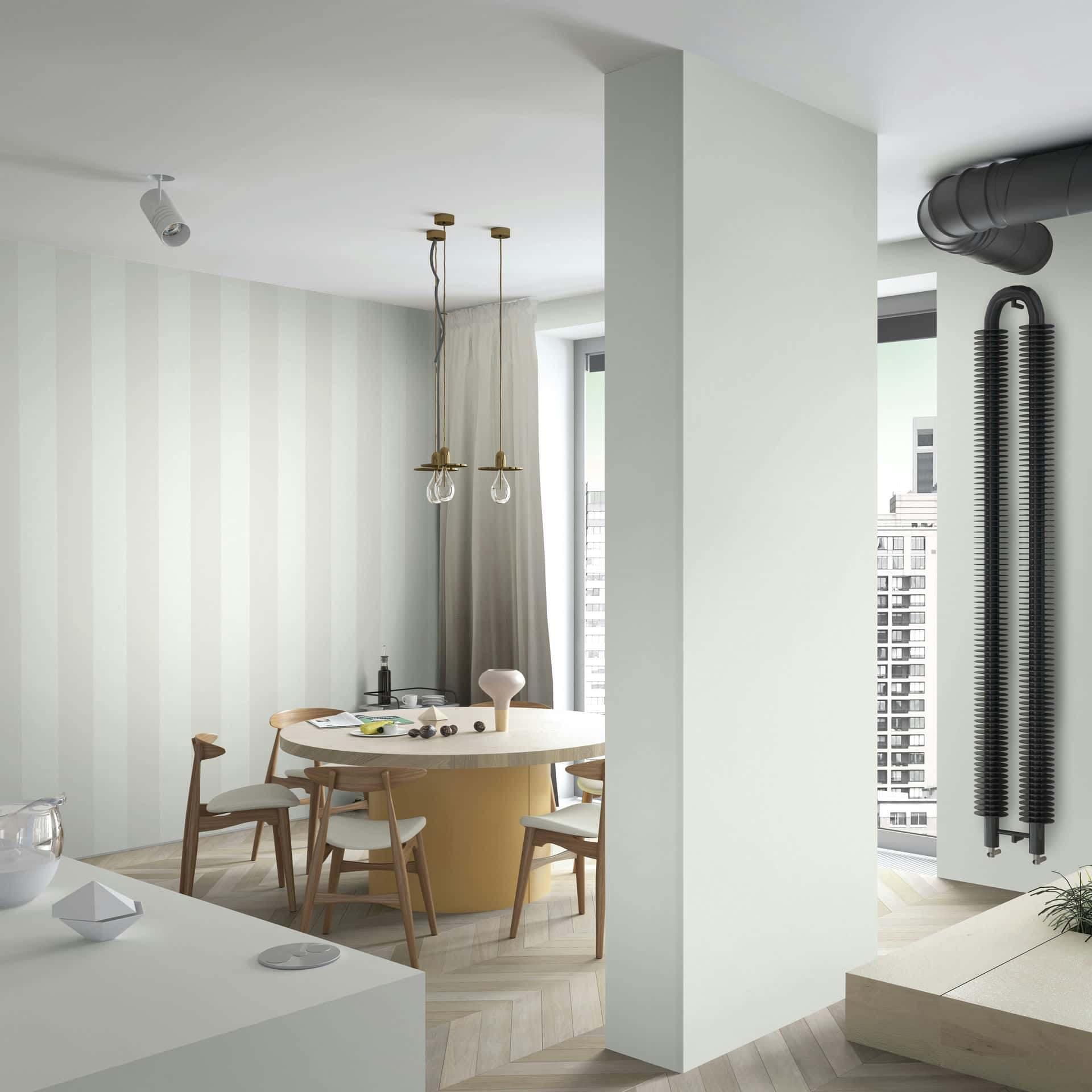 Vliesbehang textuur effen modern in groen