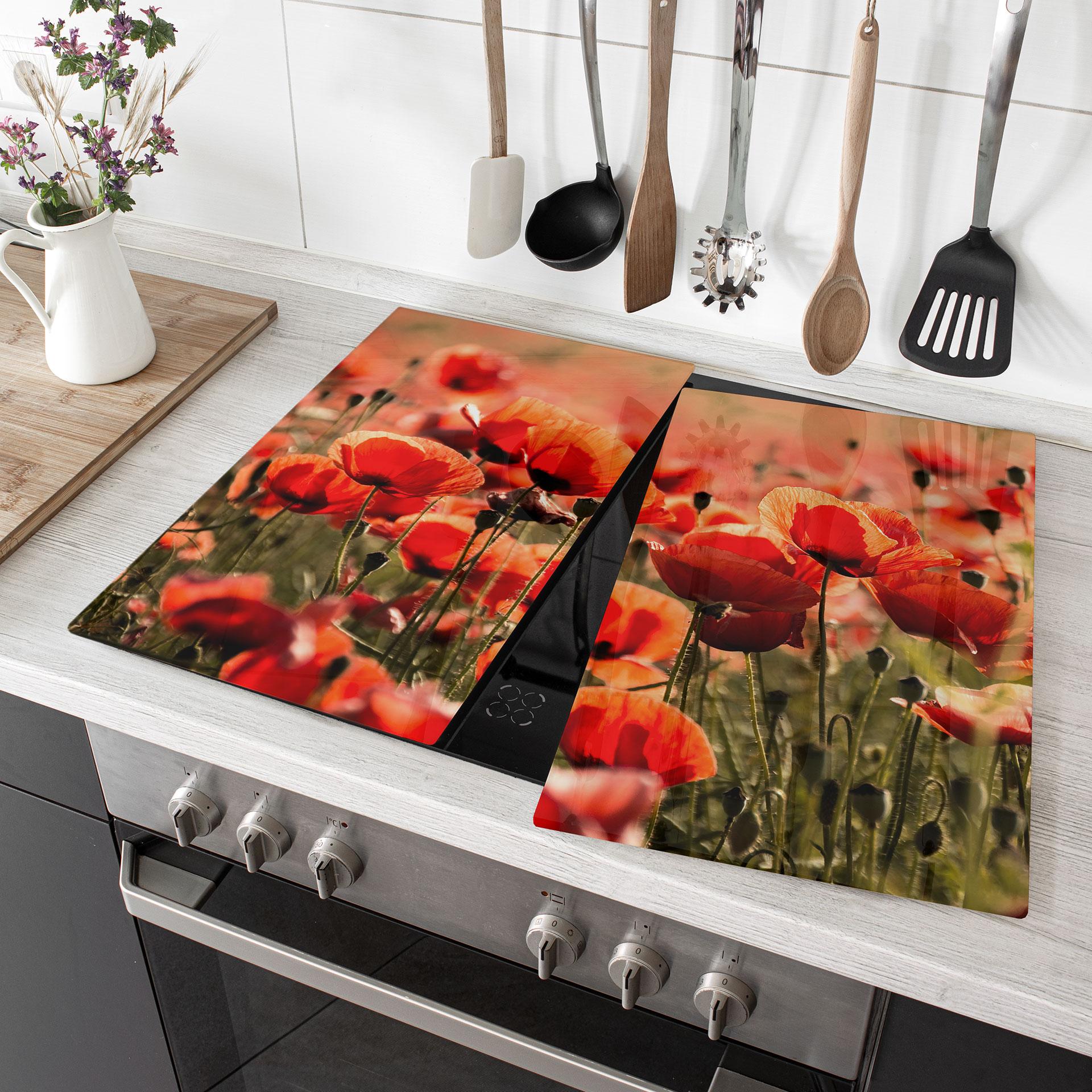 Poppy Field dækplade til kogeplader