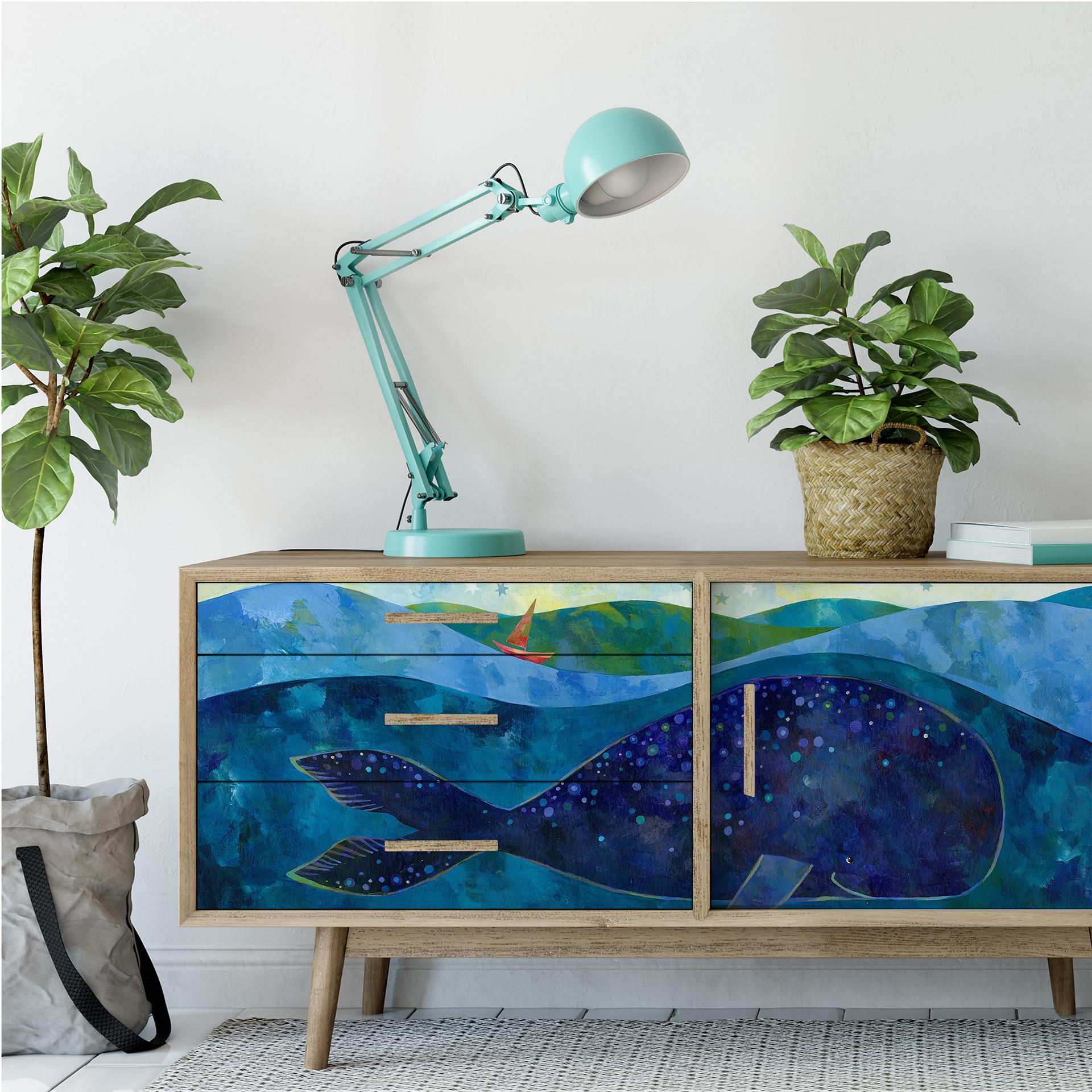 Wallprint Blanz - Der Walfisch