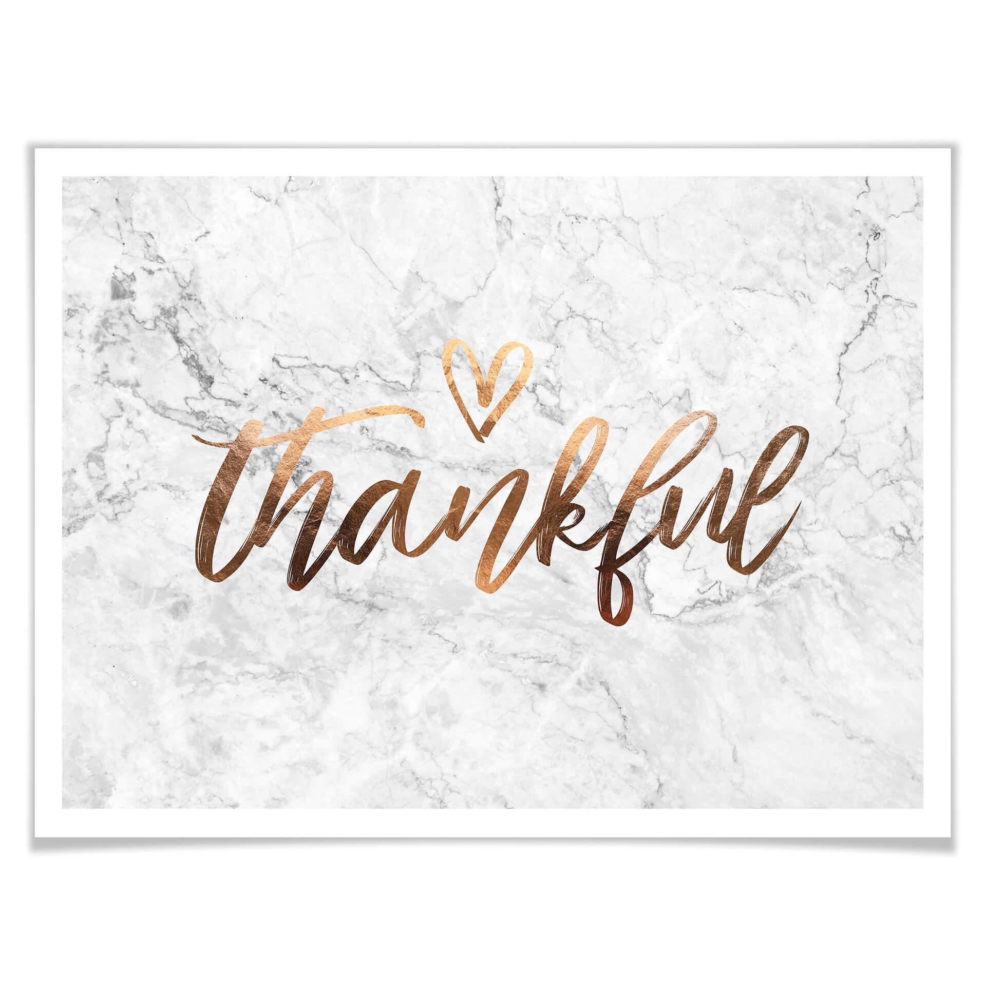 Poster Koperoptiek - Thankful