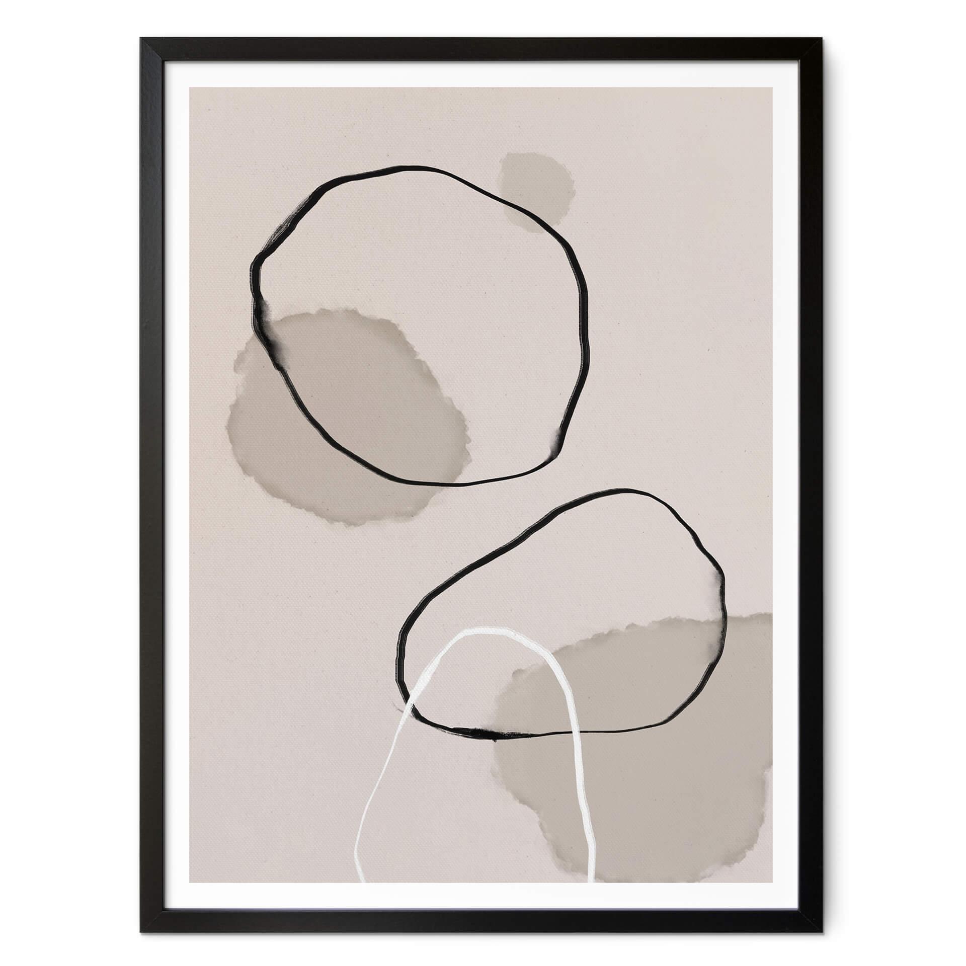 Poster 1X Studio - Abstrakt nakenbild