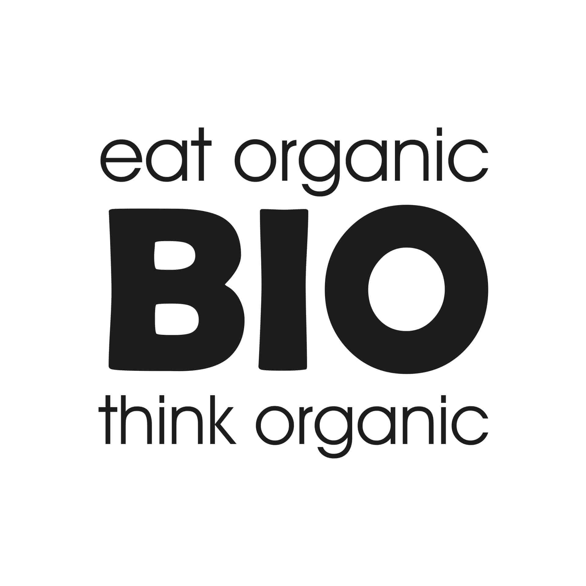 Adesivo murale - eat organic think organic