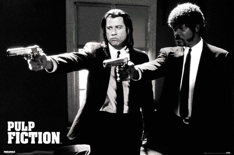 Poster, film poster Pulp Fiction - Guns 91,5x61 cm