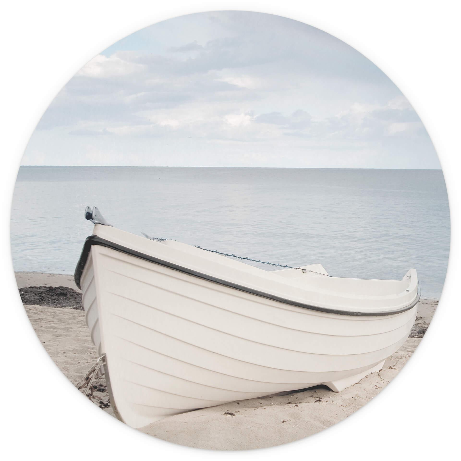Behangcirkel Strandgeluk - vliesbehang/zelfklevend vliesbehang