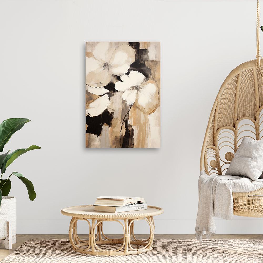 Canvasbillede, Boho blomster
