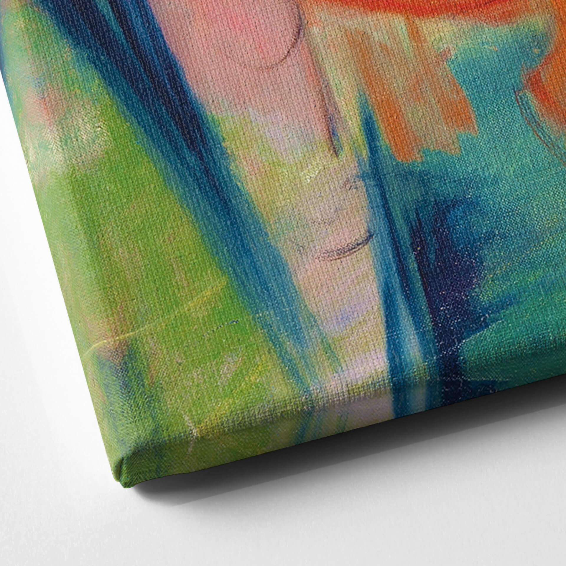 Franz Marc - abstrakte former II - Lærredsprint
