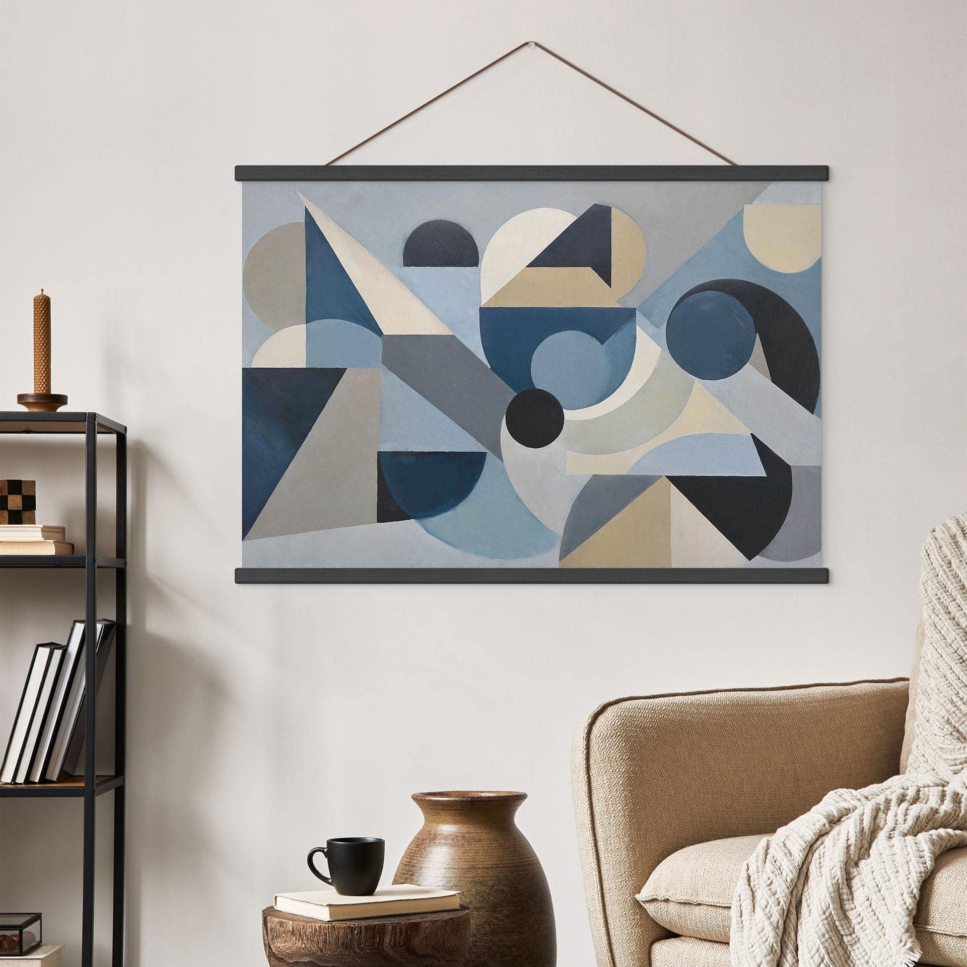 Quadro in Tessuto Avant Pulse - Forme Geometriche - Sir Edward x Grigory Gladarev