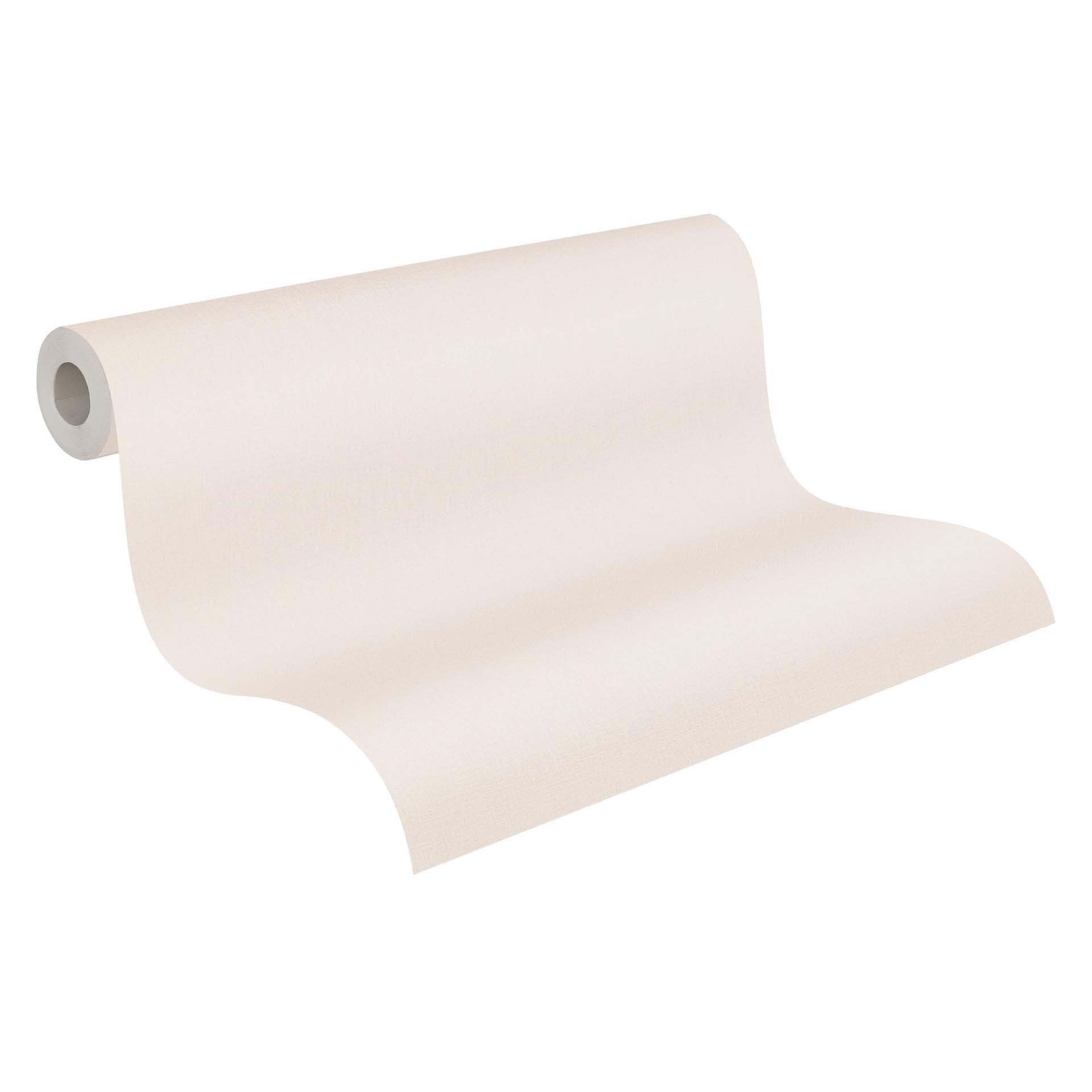 Unit behang beige creme - vliesbehang kunst A.S. Création - mat en licht gestructureerd
