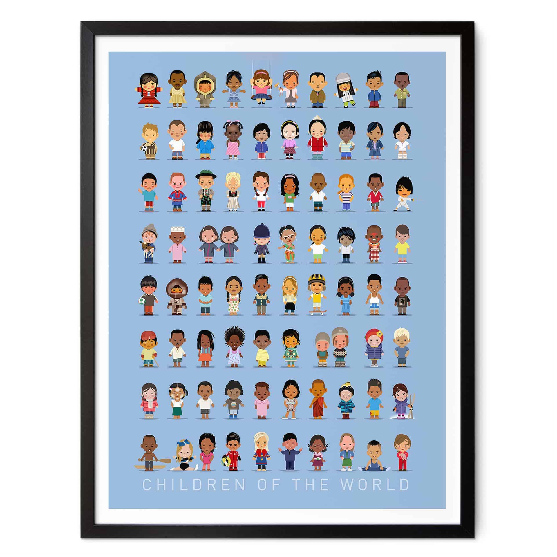 Poster Braun - Världens barn