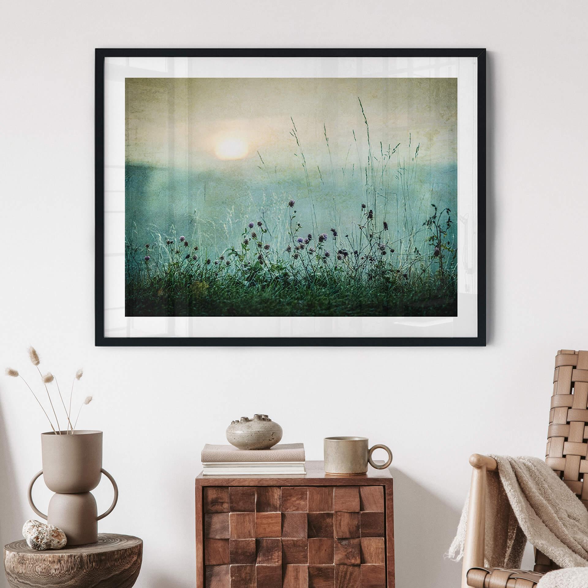 Plakat Kværnstrøm - Dew-covered sunrise