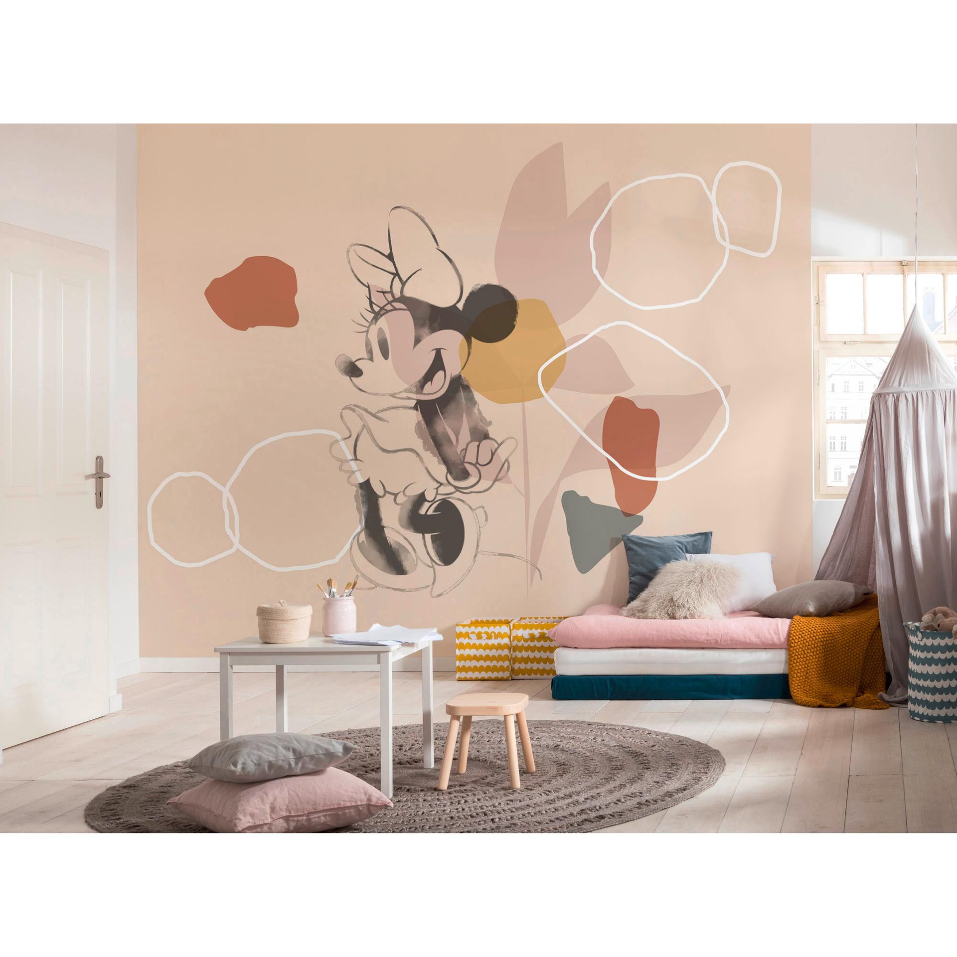 Vliesbehang - Minnie Zachte Vormen - 350 x 280 cm