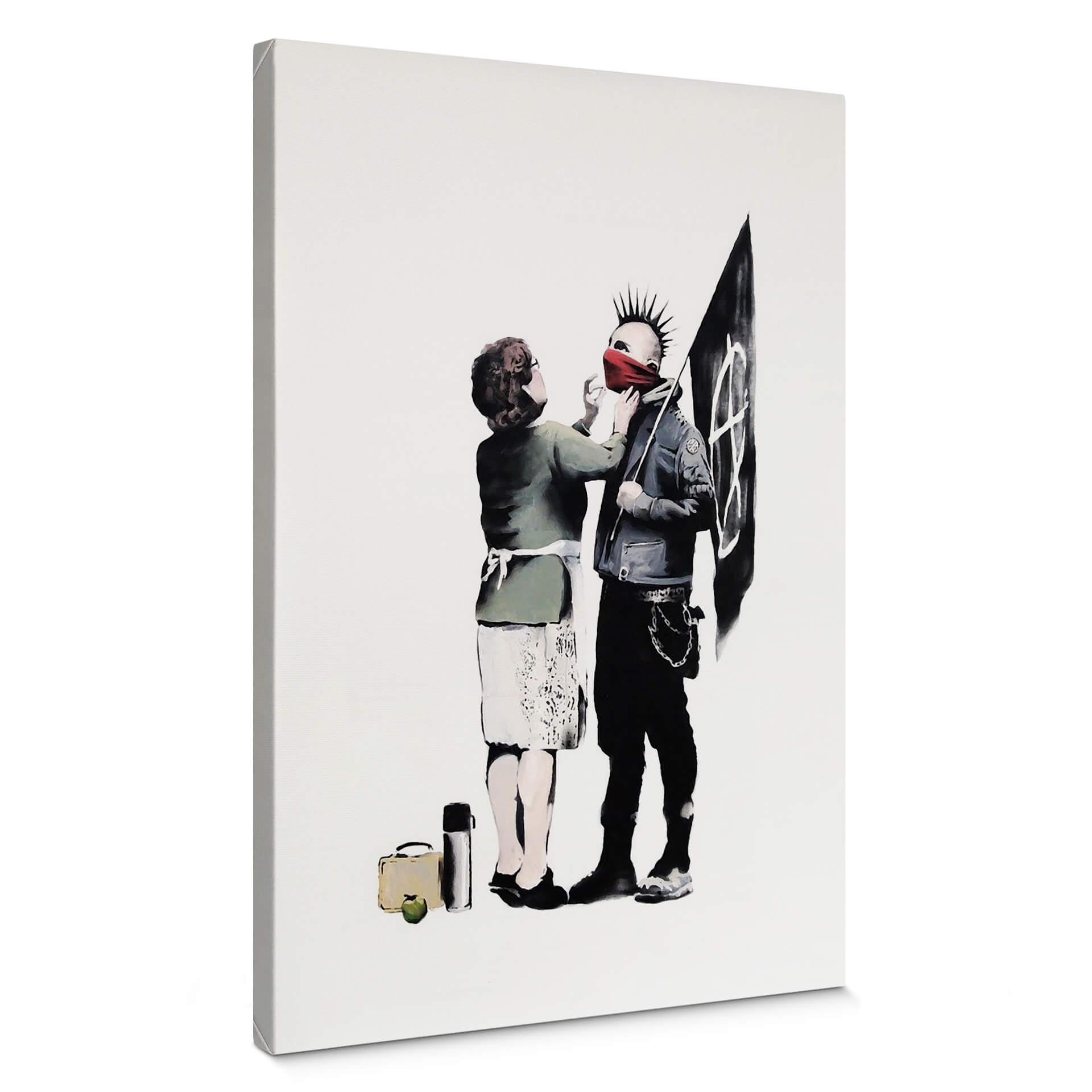 Canvasbillede Banksy - Mother's Advice