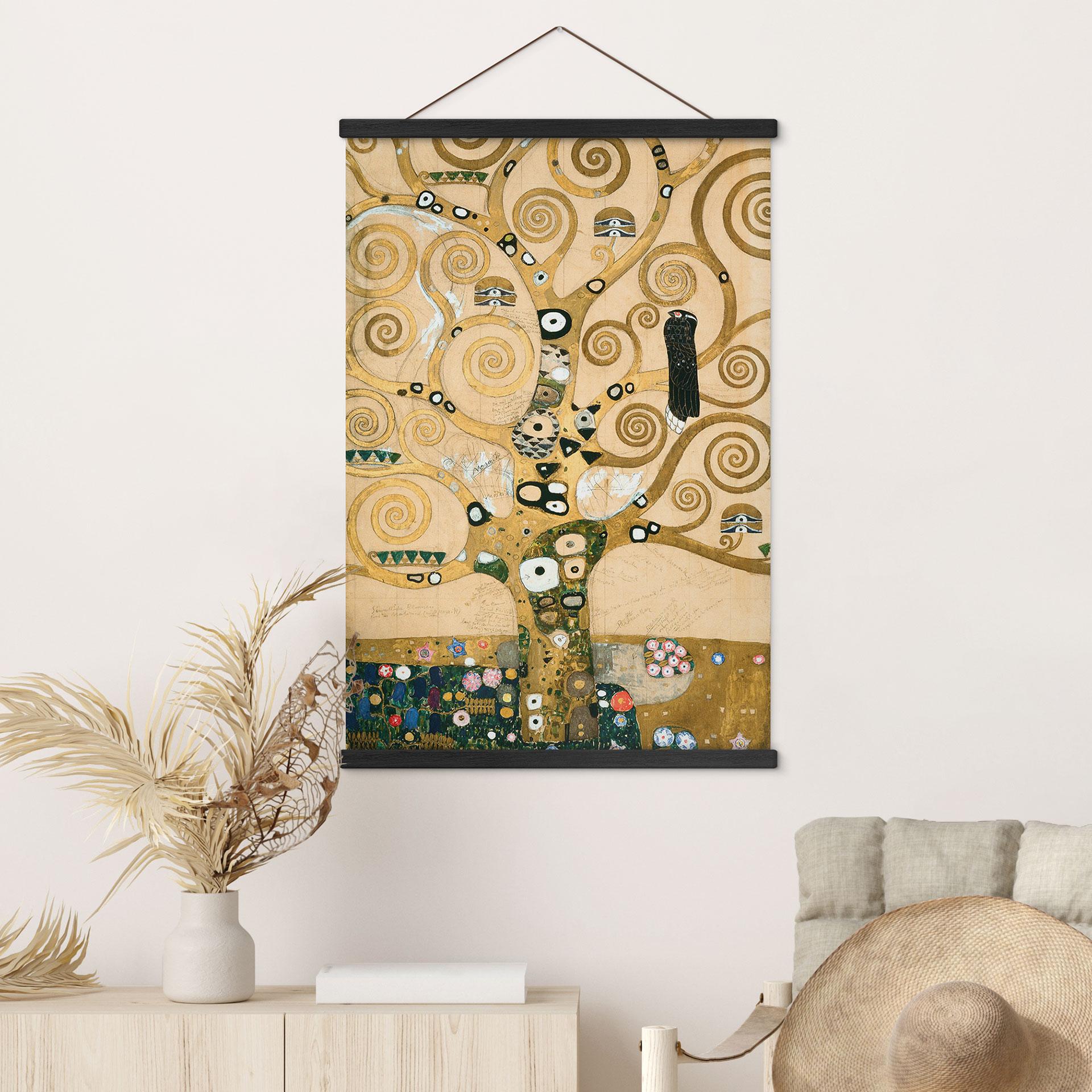 Obraz tkaniny Drzewo życia - Klimt