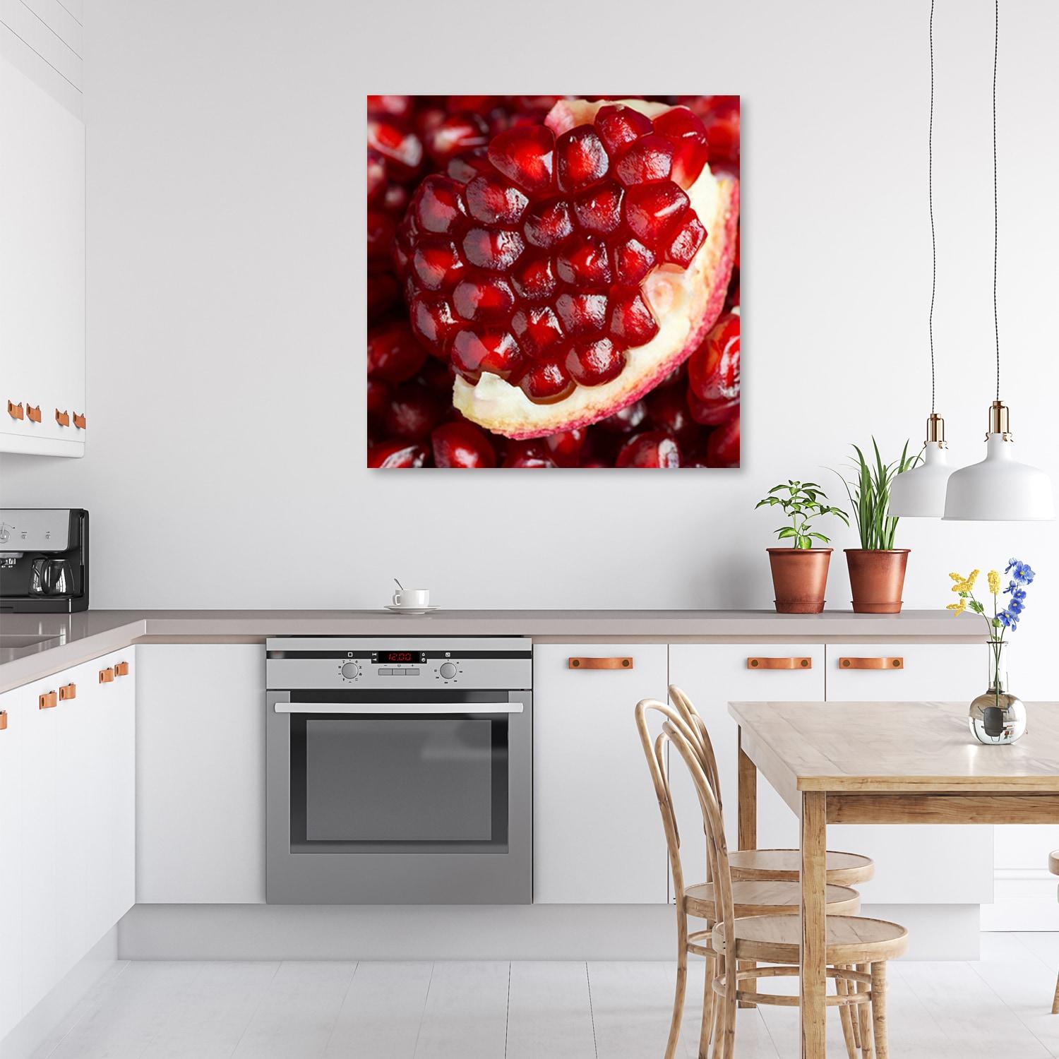 Canvasbillede, Makro -navyblå frugt