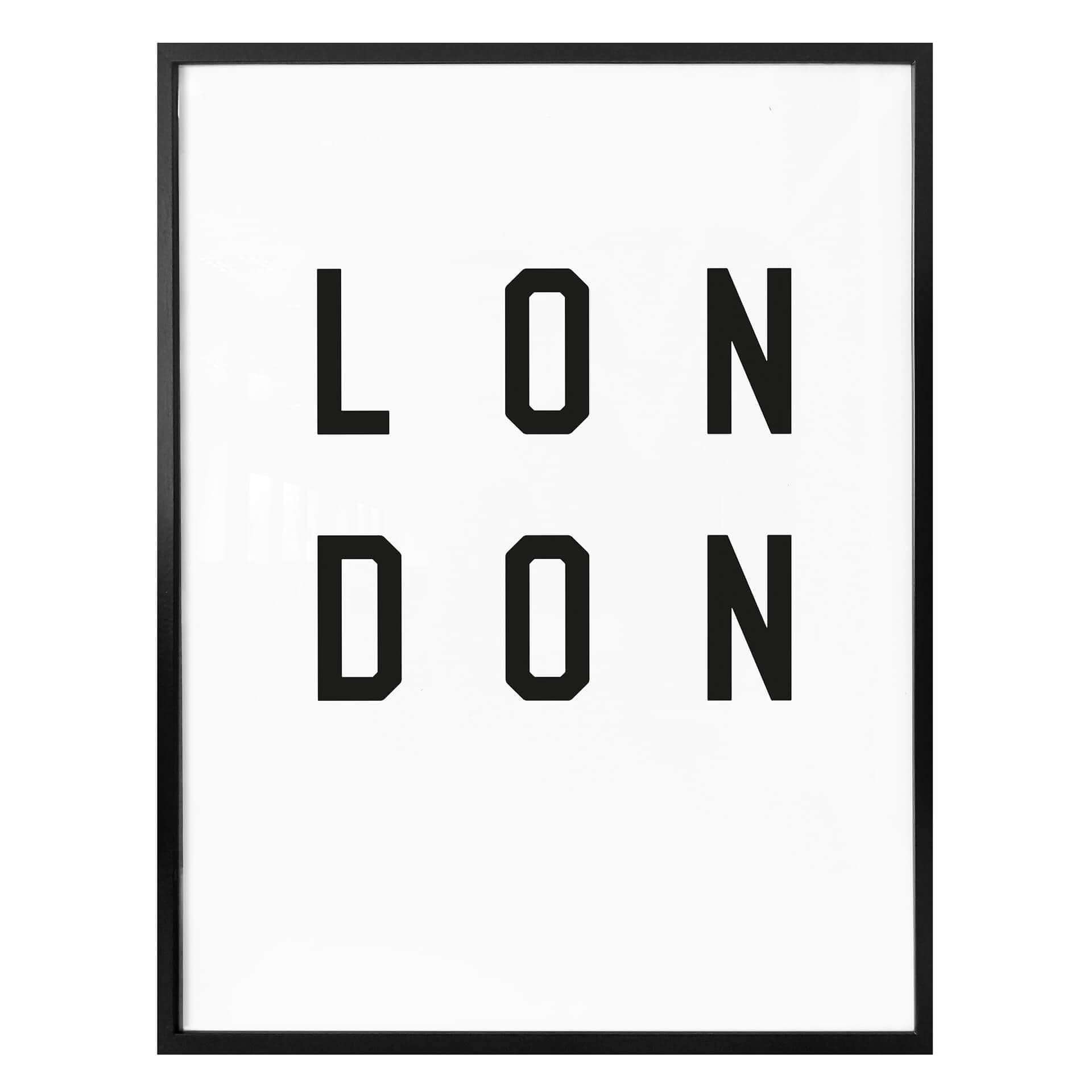 Poster – Typografie London