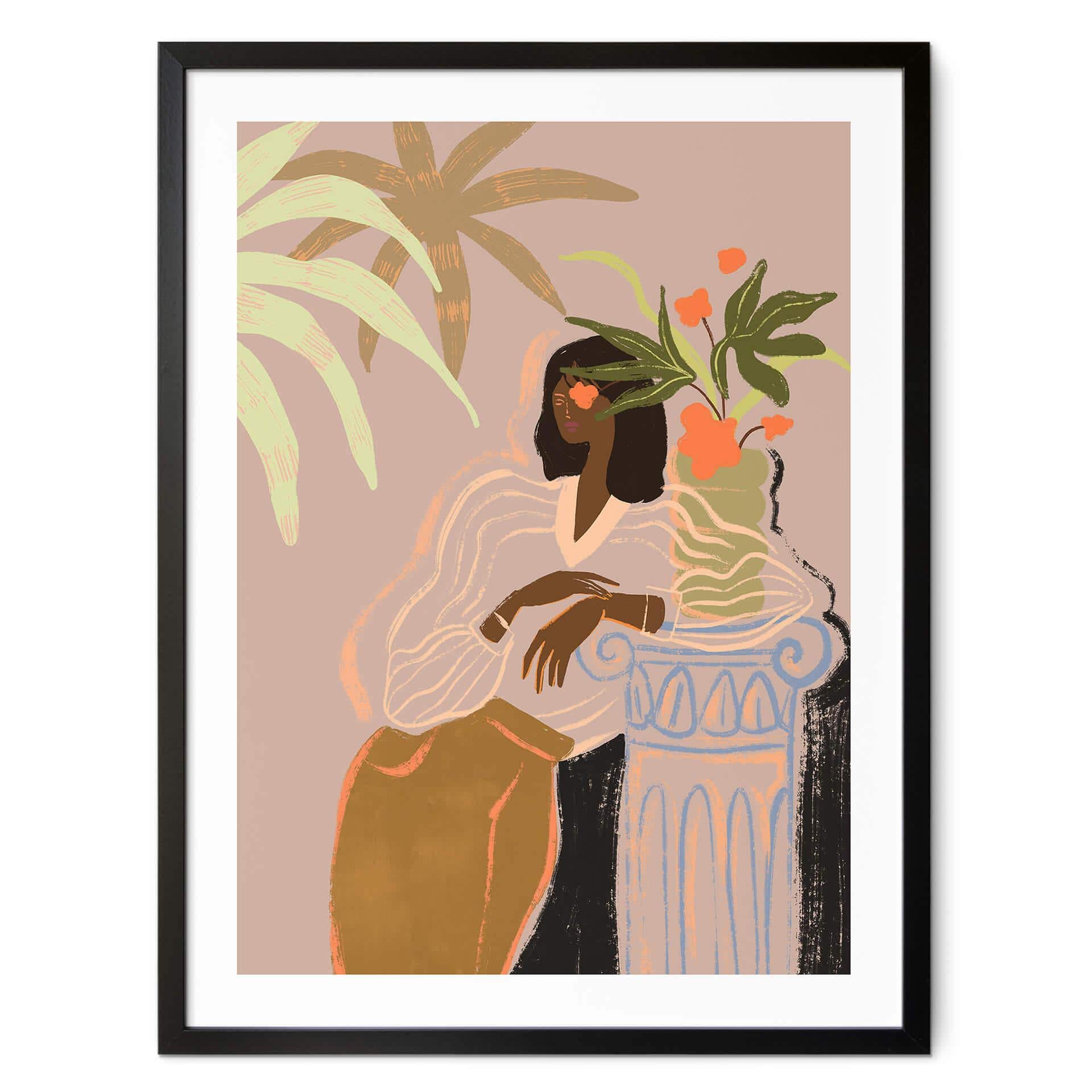 Plakat Arty Guava - Tropical Lady