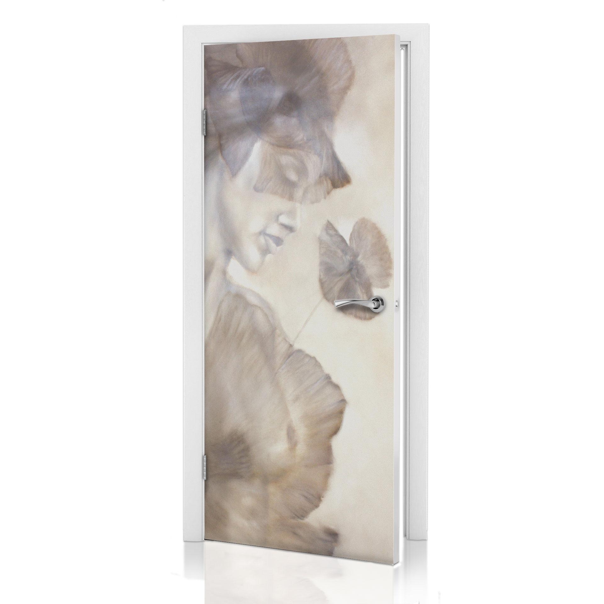 Türdesign Schmucker - Mohn und Akt 91x200 cm