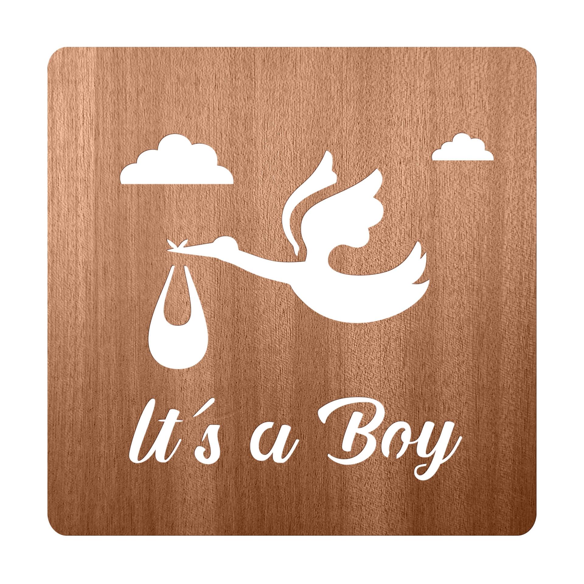 Decoro in legno Baby - It's a Boy