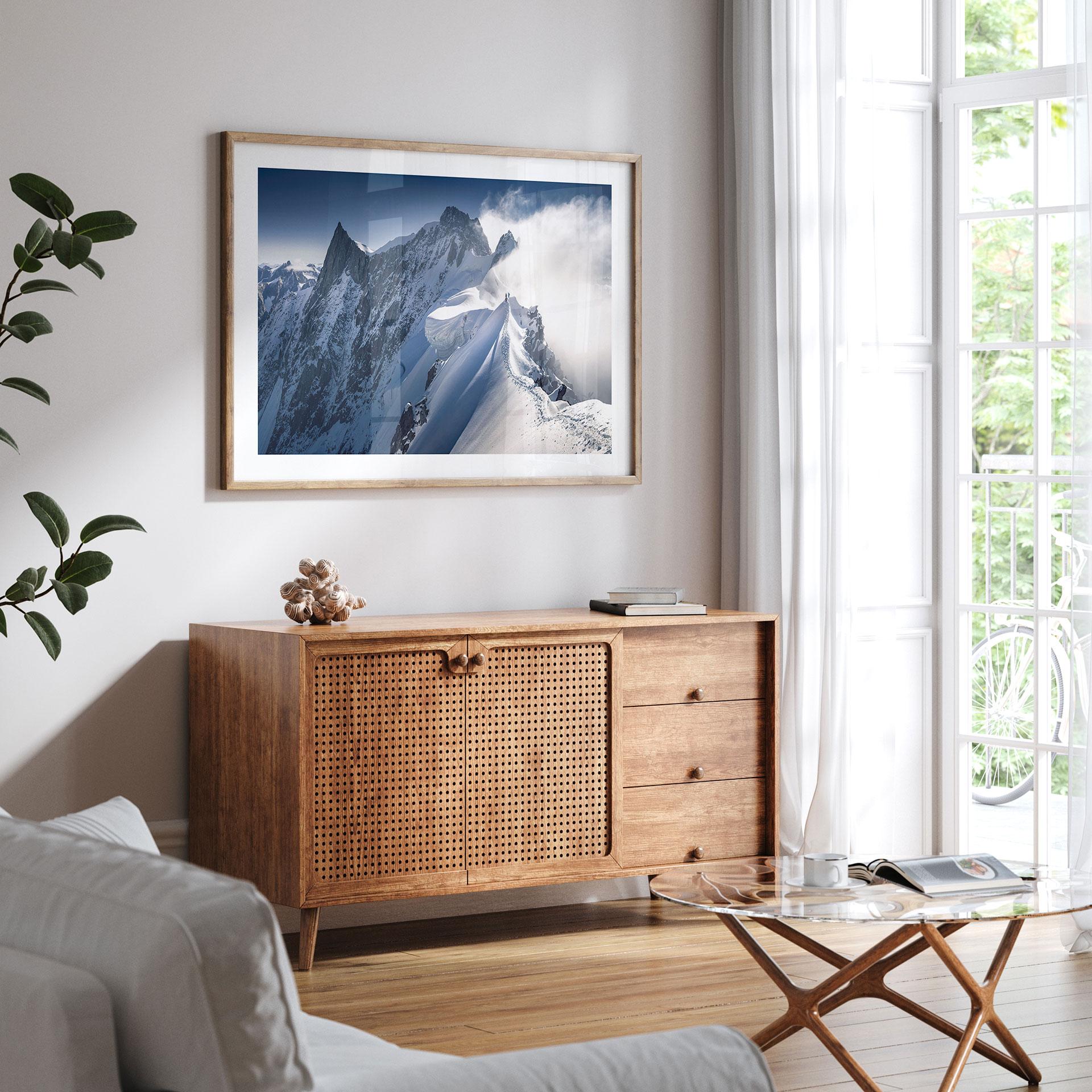 Plakat toppen af Mont Blanc - Nienartowicz