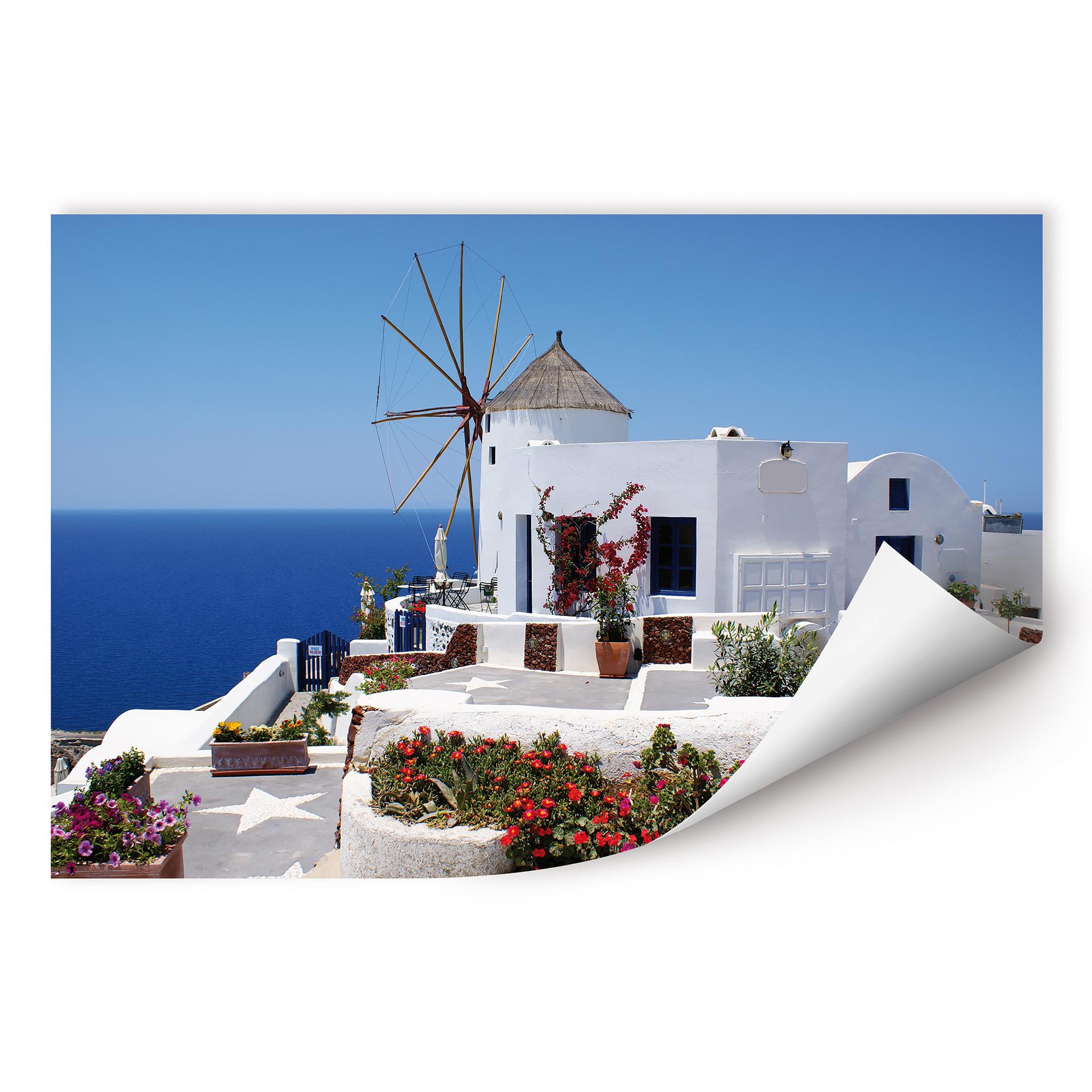 Poster autocollant - W - Vacances en Grèce