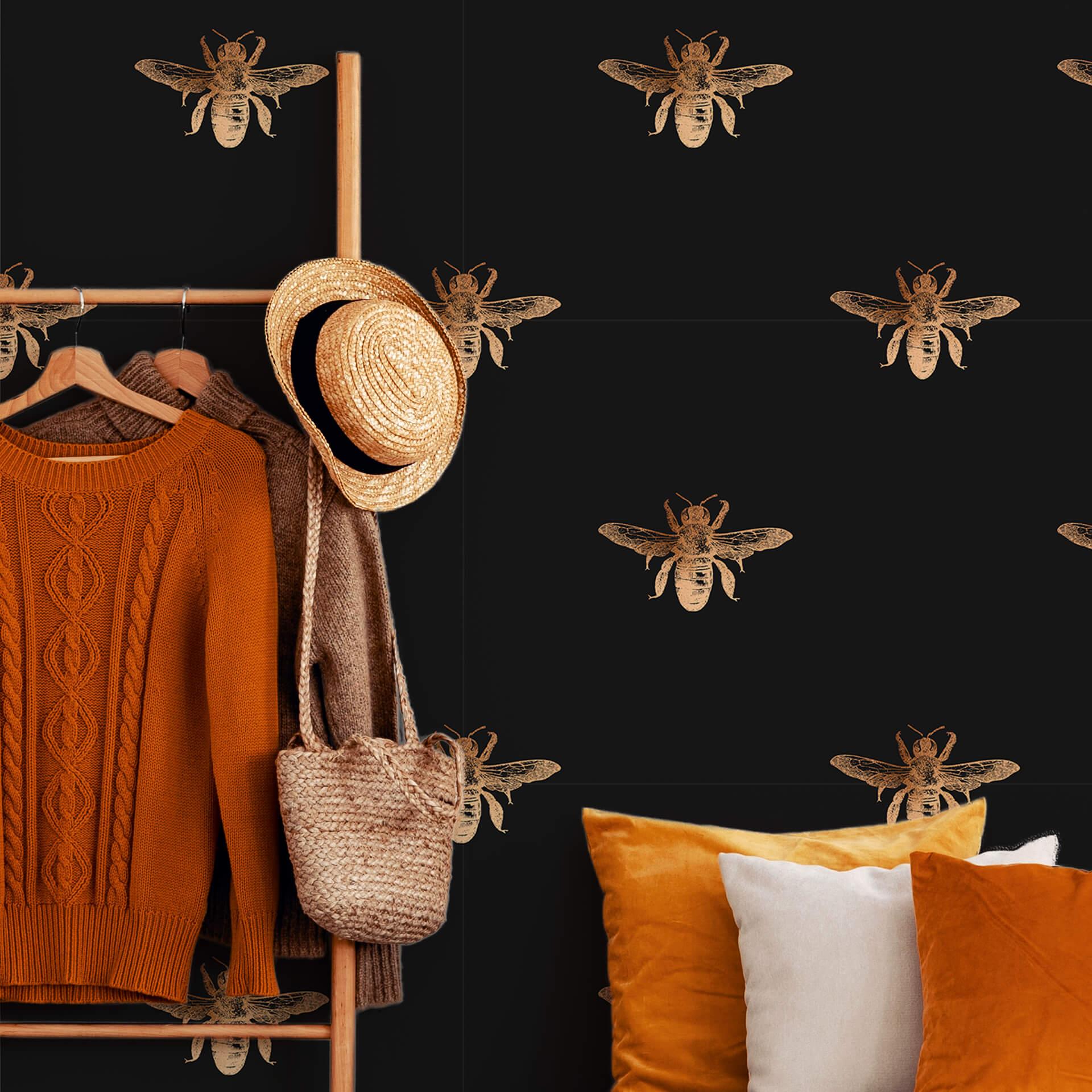 Parati a motivi UN Designs - Ape regina