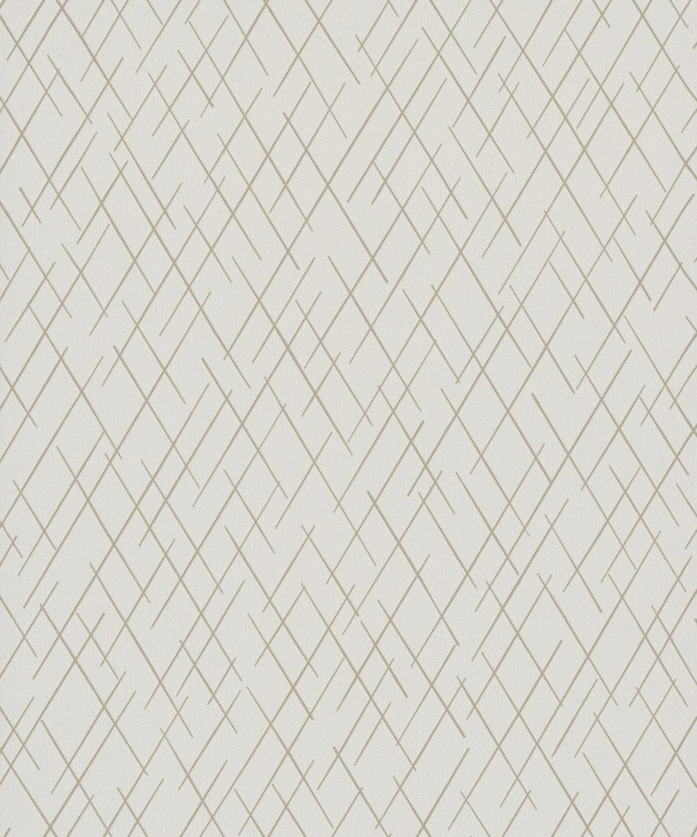 grafisk tapet, non-woven vægbeklædning Novamur Kylie beige