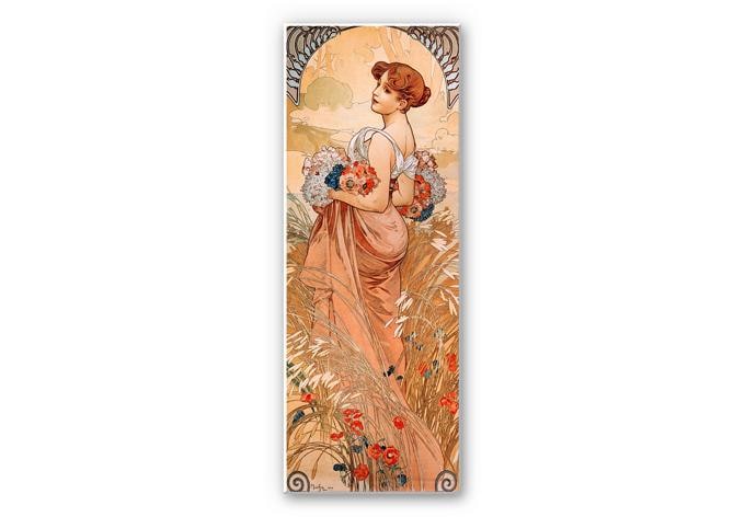 Tableau Forex - Mucha - Les quatre saisons : l'été 1900
