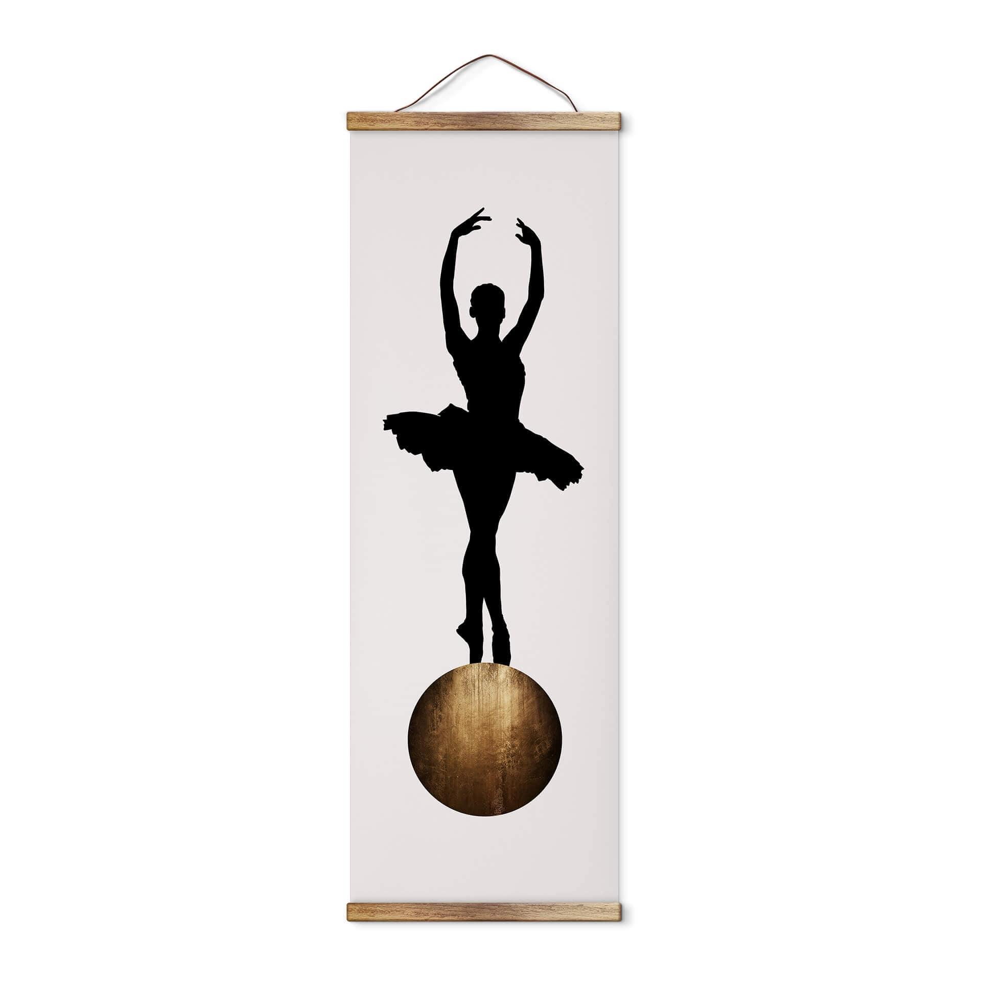 Cubistika Tekstil plakat - Prima Ballerina - Panorama