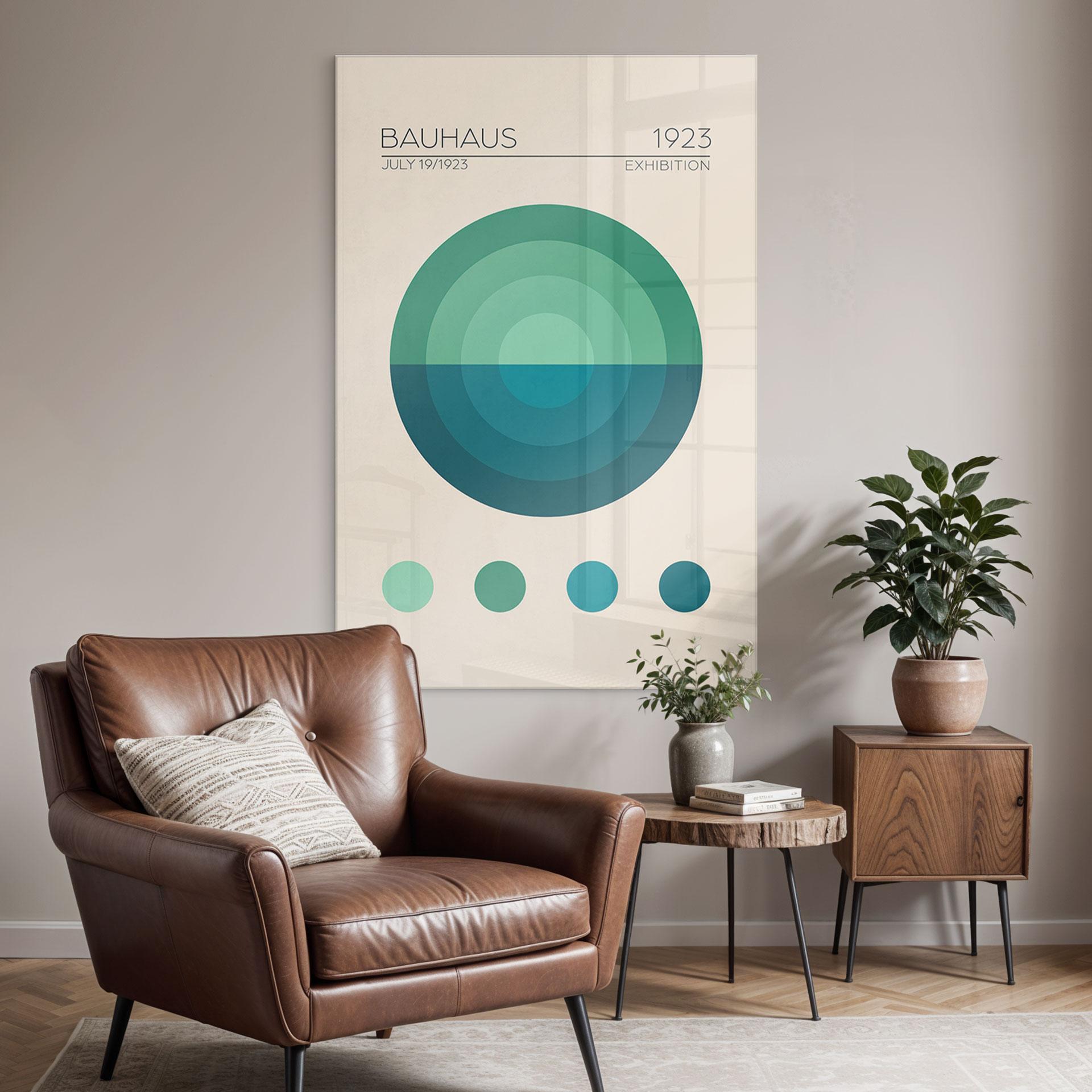 Akrylbillede Bauhaus Mavi Daire - Tunaboylu