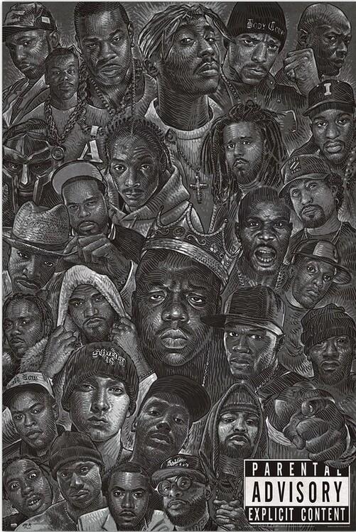 Music Poster Hip Hop - All Stars 61x91,5 cm