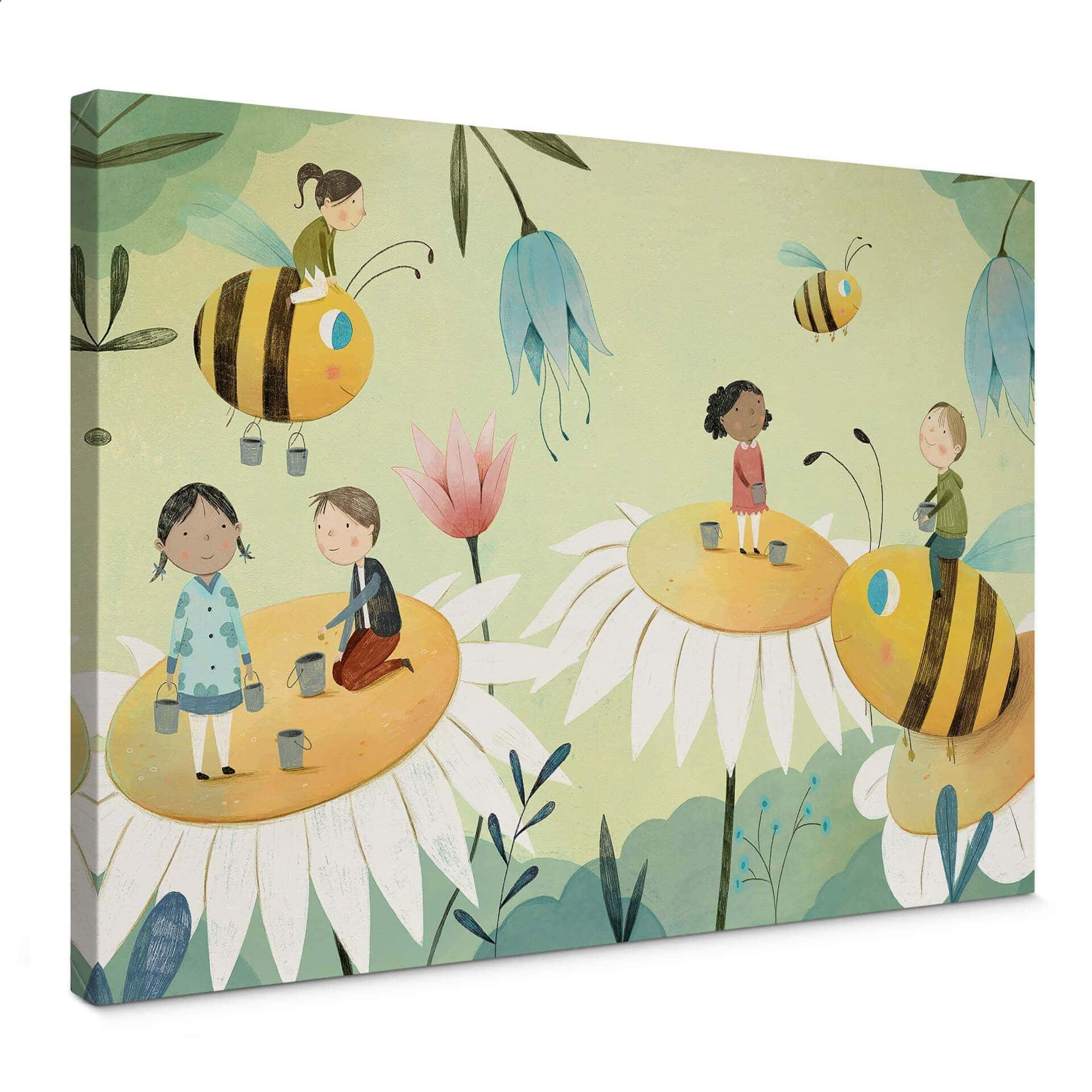 Lienzo Loske - Abejas